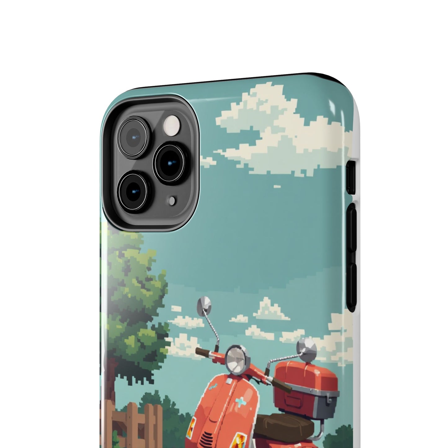 Retro Scooter Phone Case - Tough & Stylish Protection