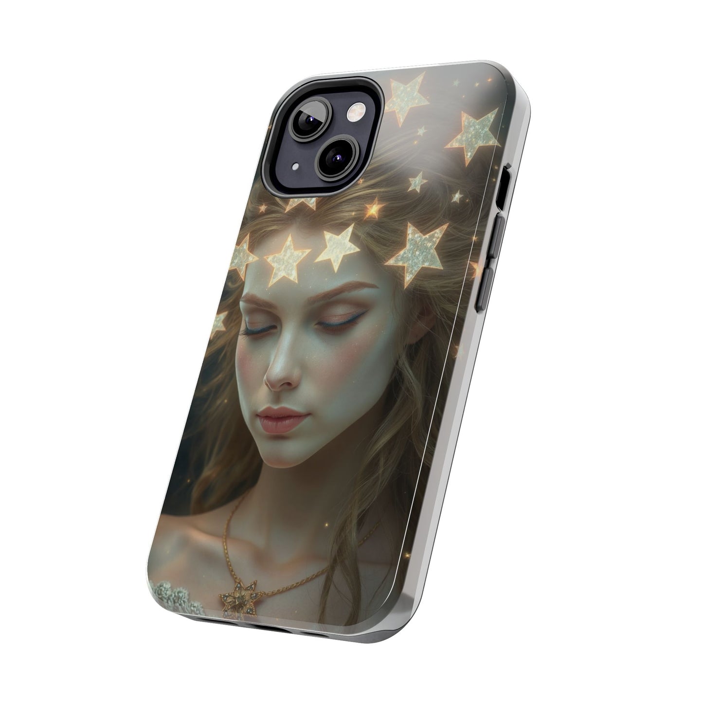 Celestial Dream Tough Phone Case - Artistic Starry Design for Style Enthusiasts
