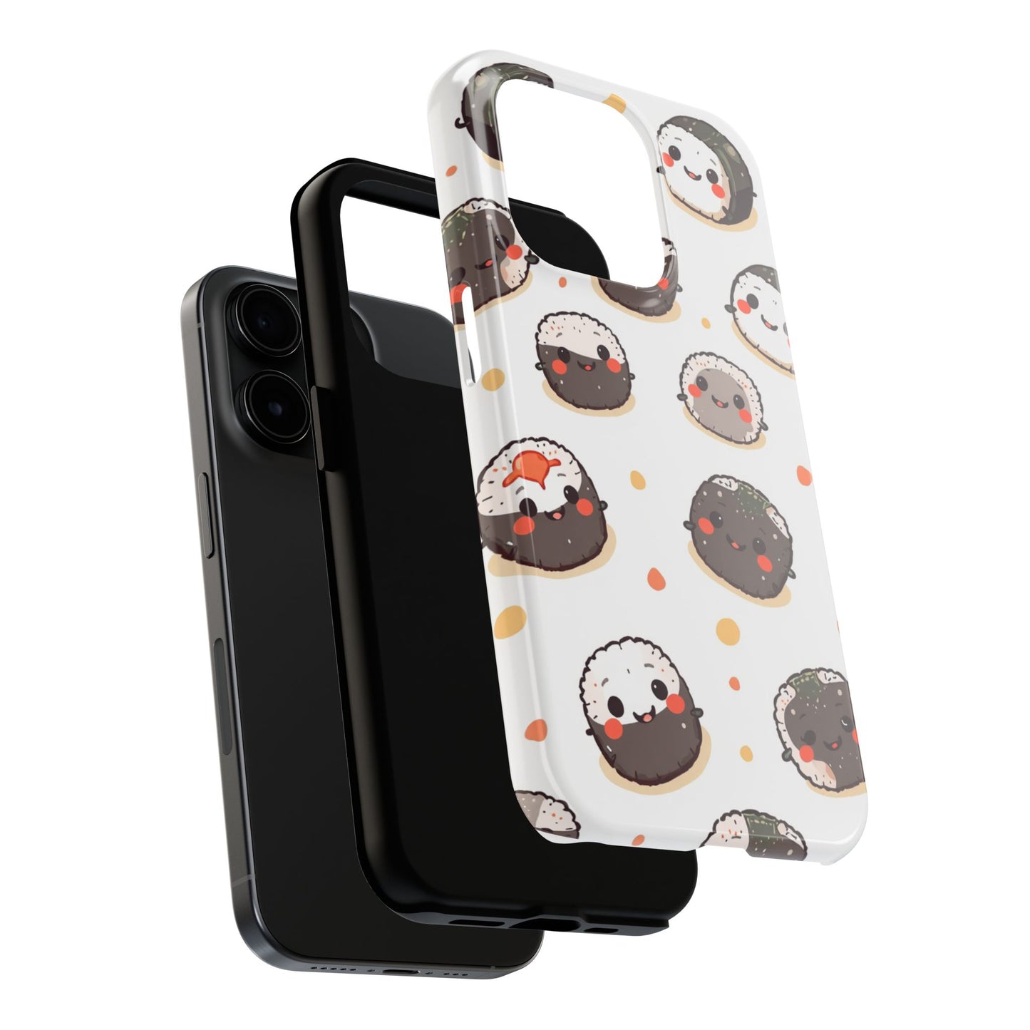 Cute Sushi Tough Phone Case - Kawaii Design for Food Lovers