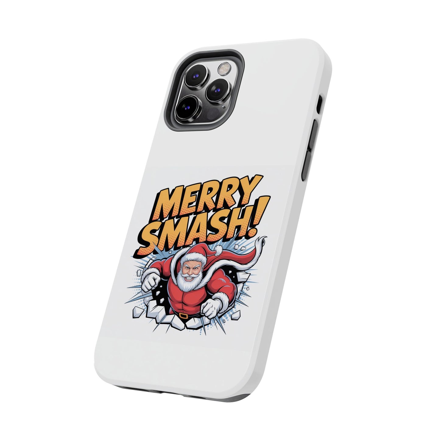 Santa Merry Smash Phone Case