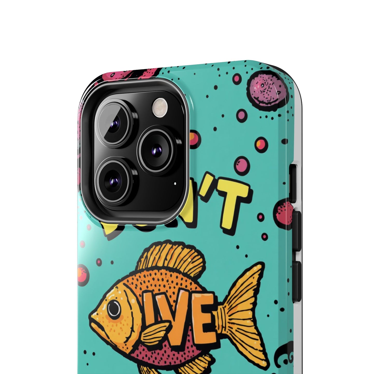 Catchy Fish-Themed Tough Phone Cases, Unique Gift for Fish Lovers, Durable Protection for Phones, Fun Aquatic Design, Ideal for Holidays