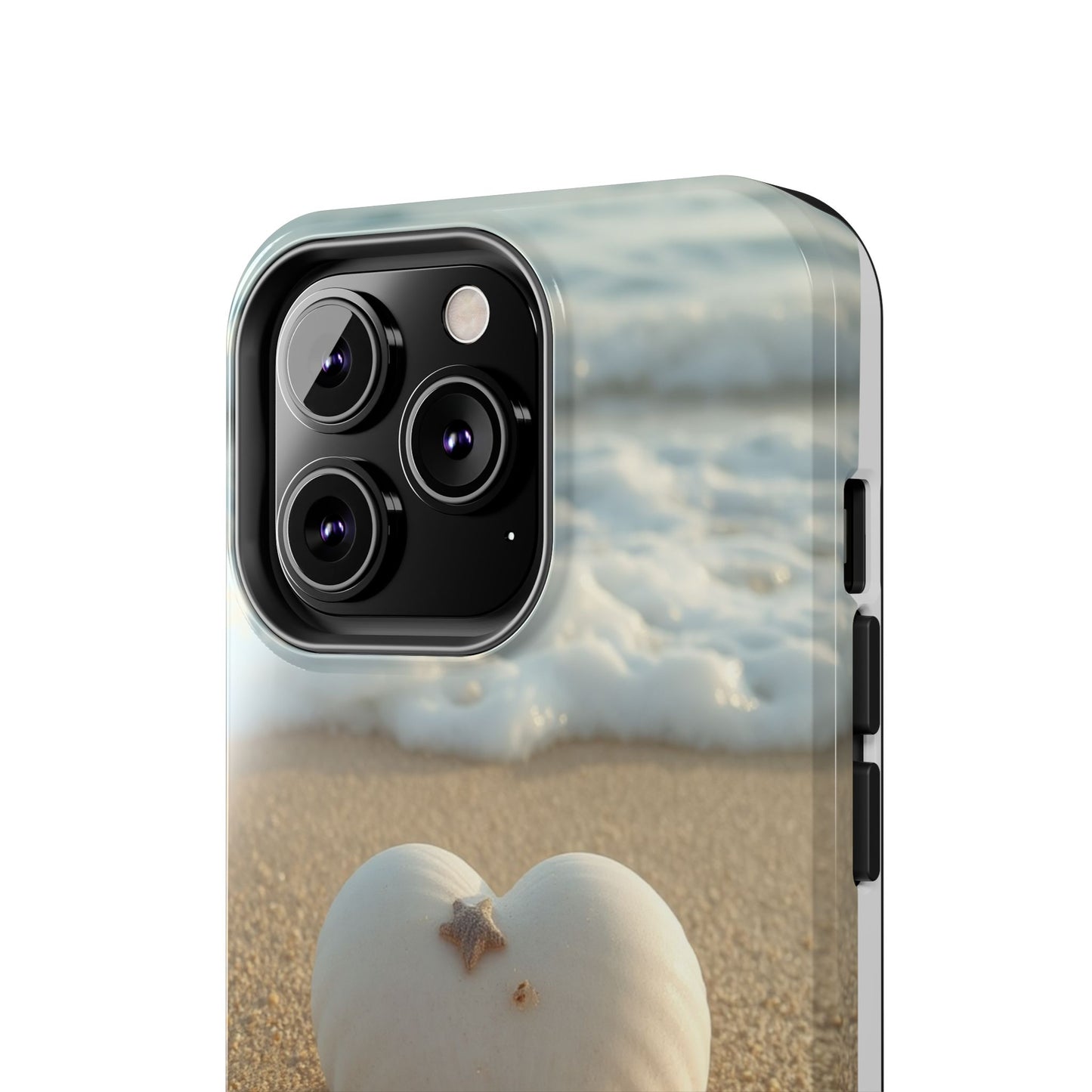 Heart Seashell Tough Phone Case for iPhone