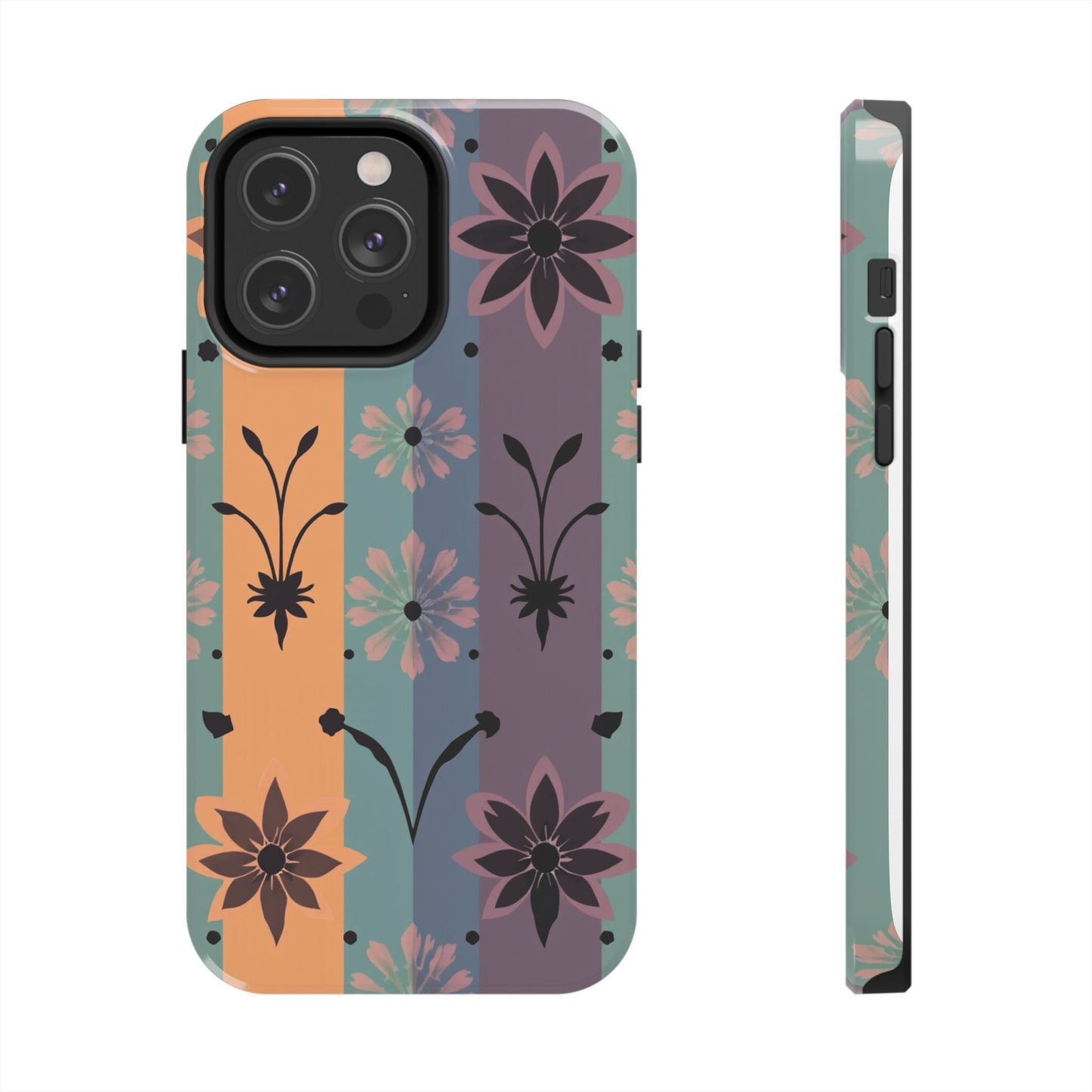 Boho Floral Tough Phone Cases - Durable & Stylish Protection - for iPhone