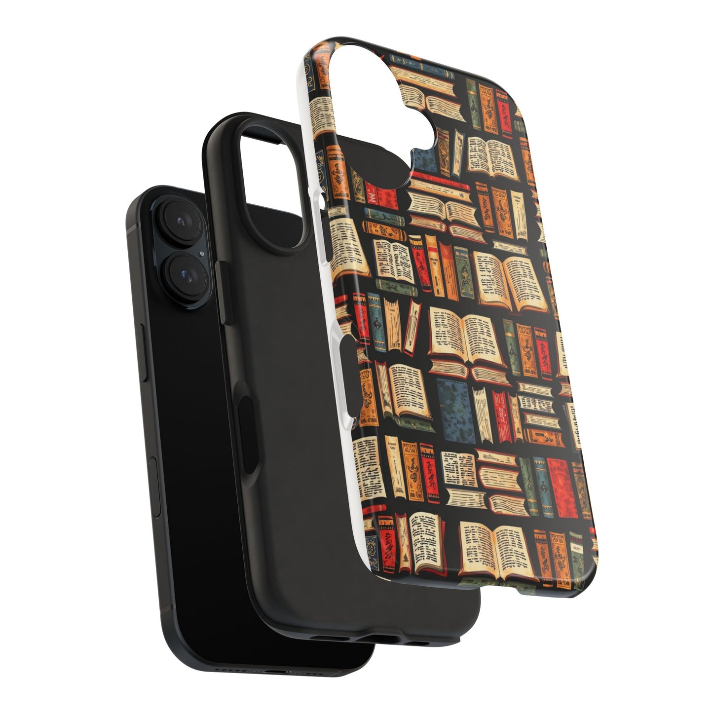 Book Lover Tough Phone Cases - Durable Protective Cases for Literature Fans