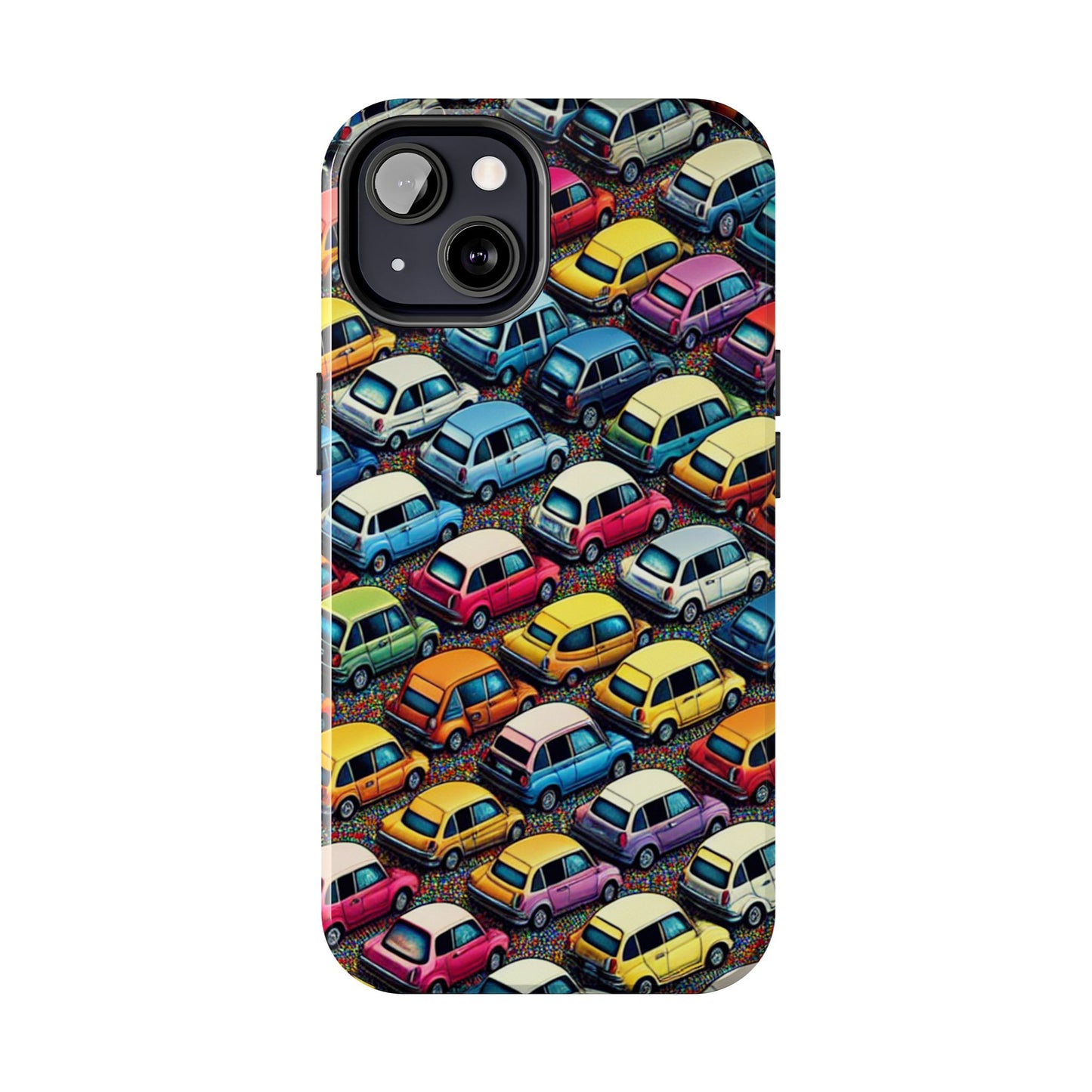 Car Phone Case - City Traffic Pattern Design - for iPhone