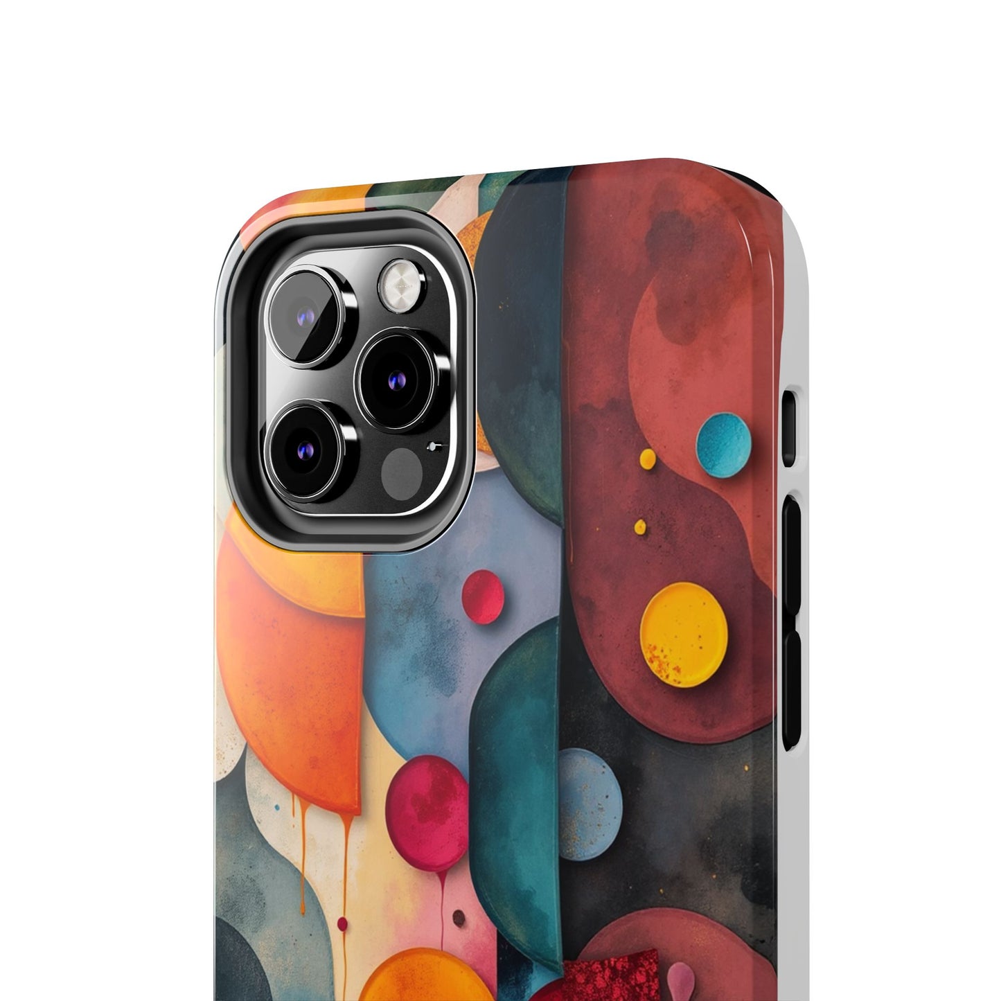 Artistic Tough Phone Cases - Colorful Abstract Design for Trendy Protection - for iPhone