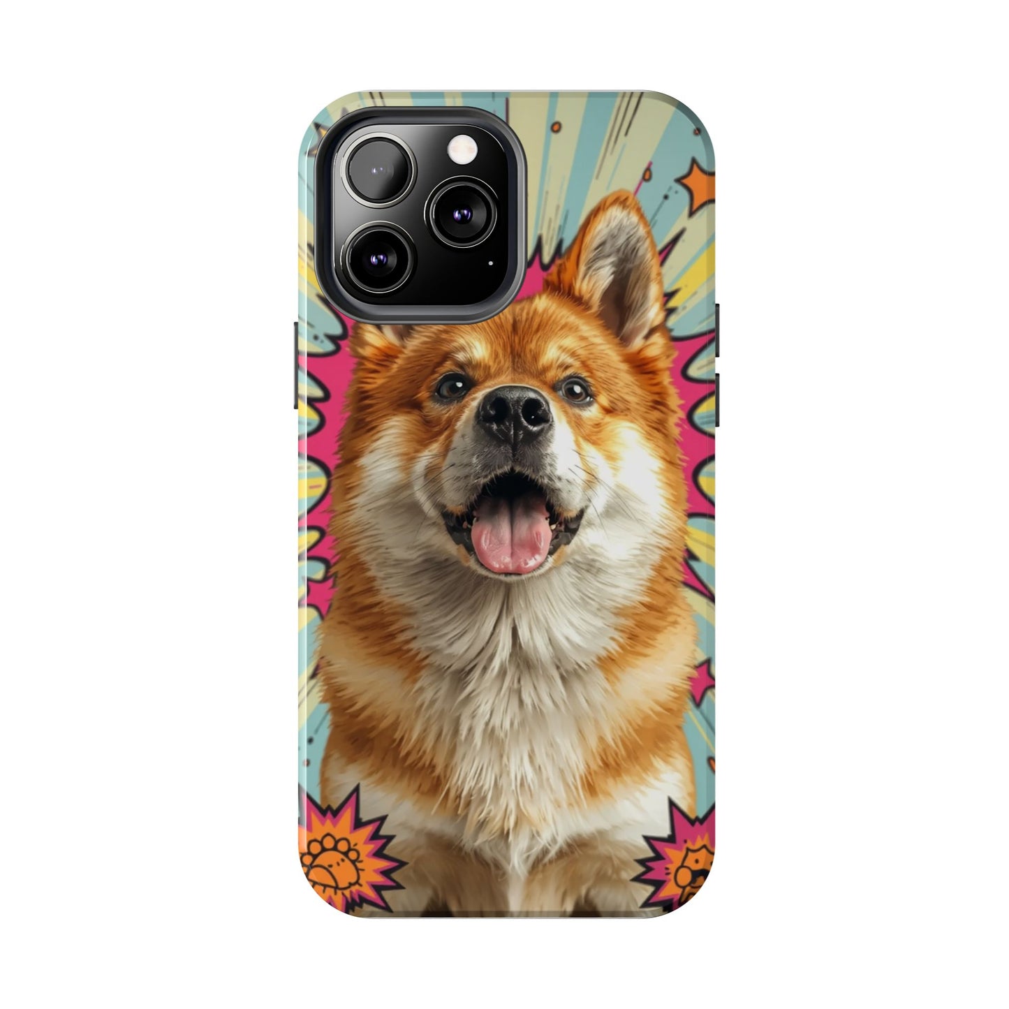 Playful Dog Tough Phone Case - Durable & Stylish Pet Lover Gift