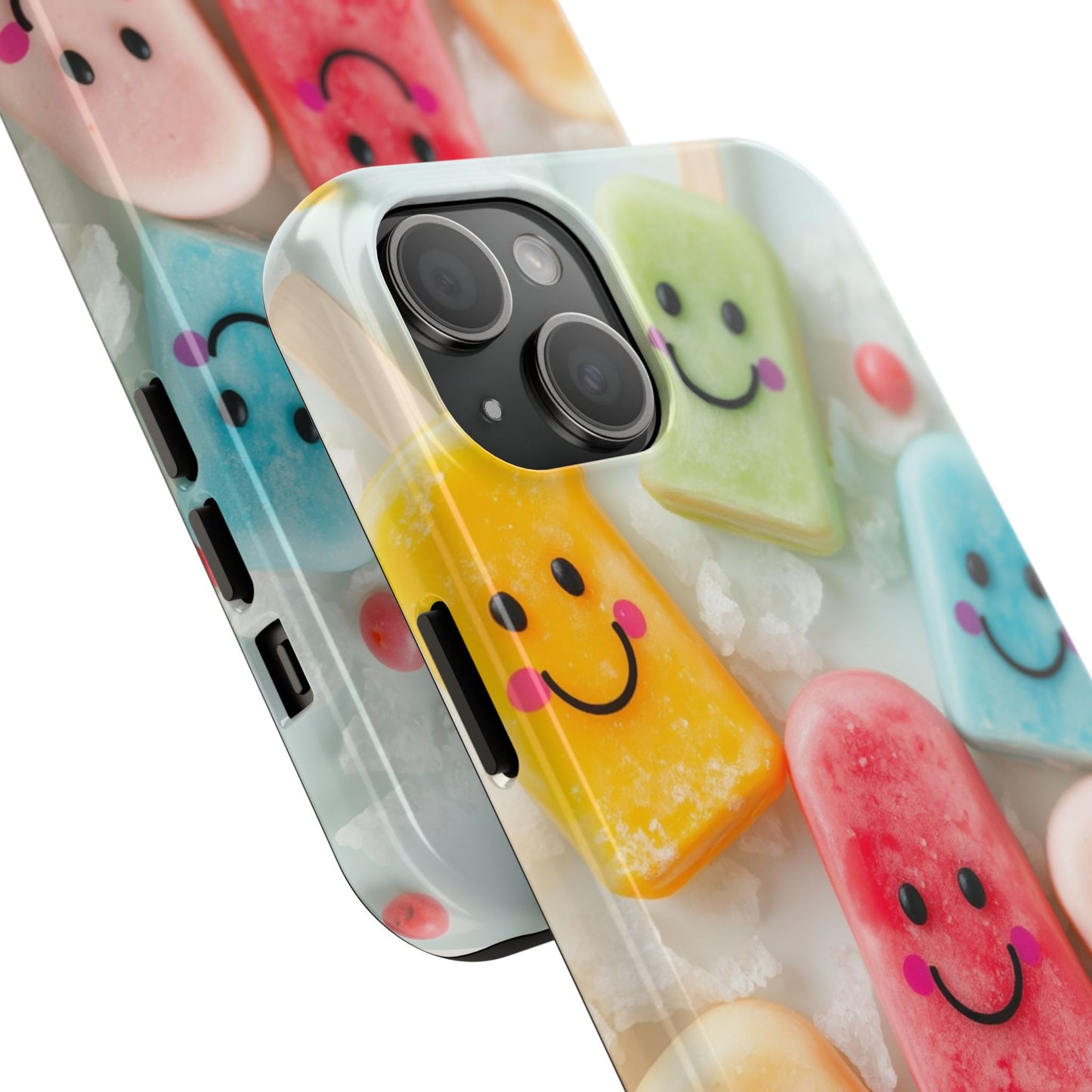 Cute Smile Popsicle Tough Phone Case - Fun Protection for Your Device
