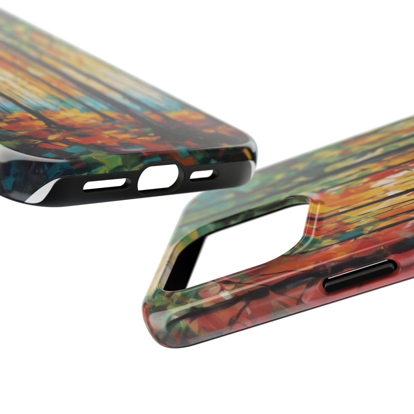 Autumn Forest Tough Phone Case - Colorful Nature Design - for iPhone
