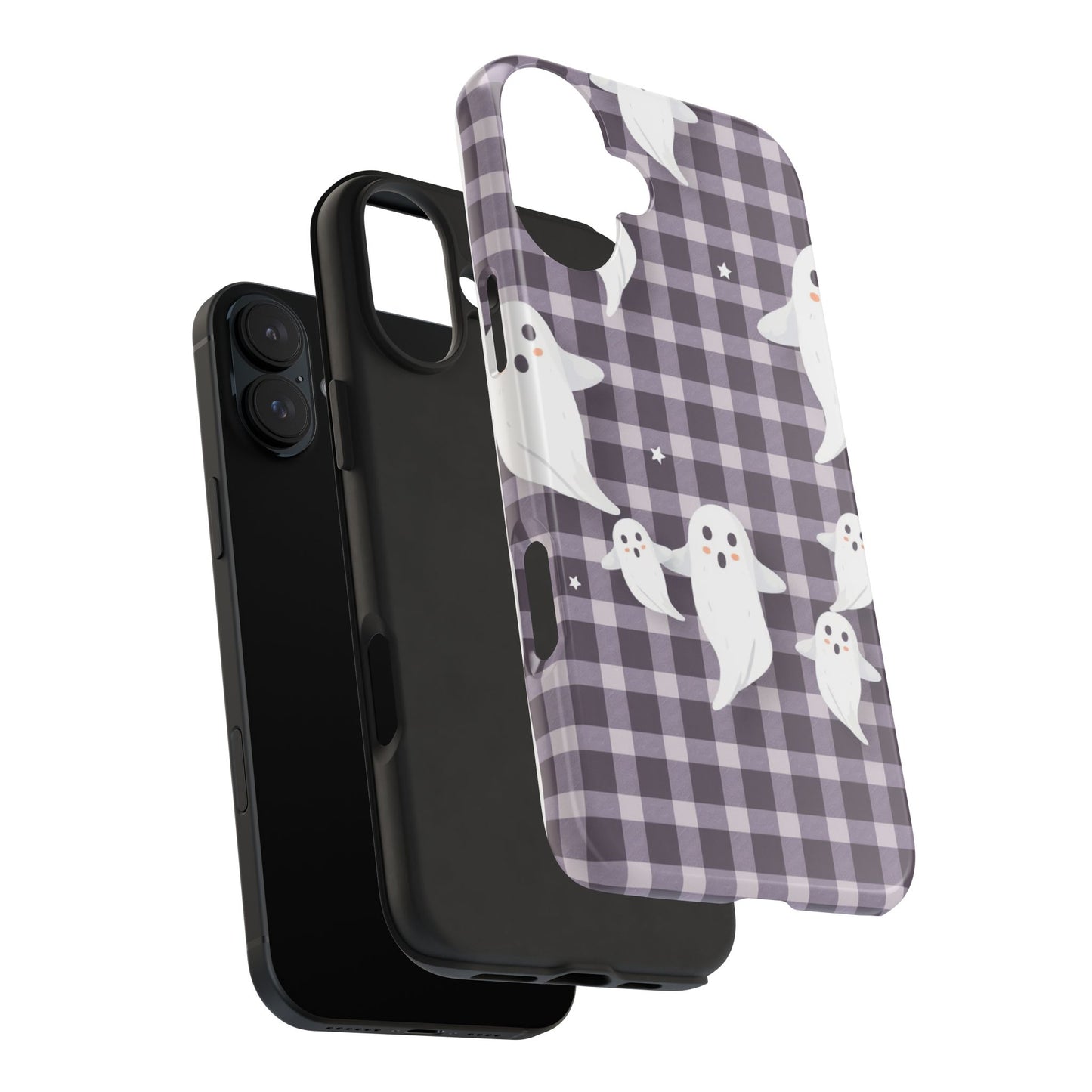 Cute Ghosts Tough Phone Case - Whimsical Halloween Design for Spooky Vibes