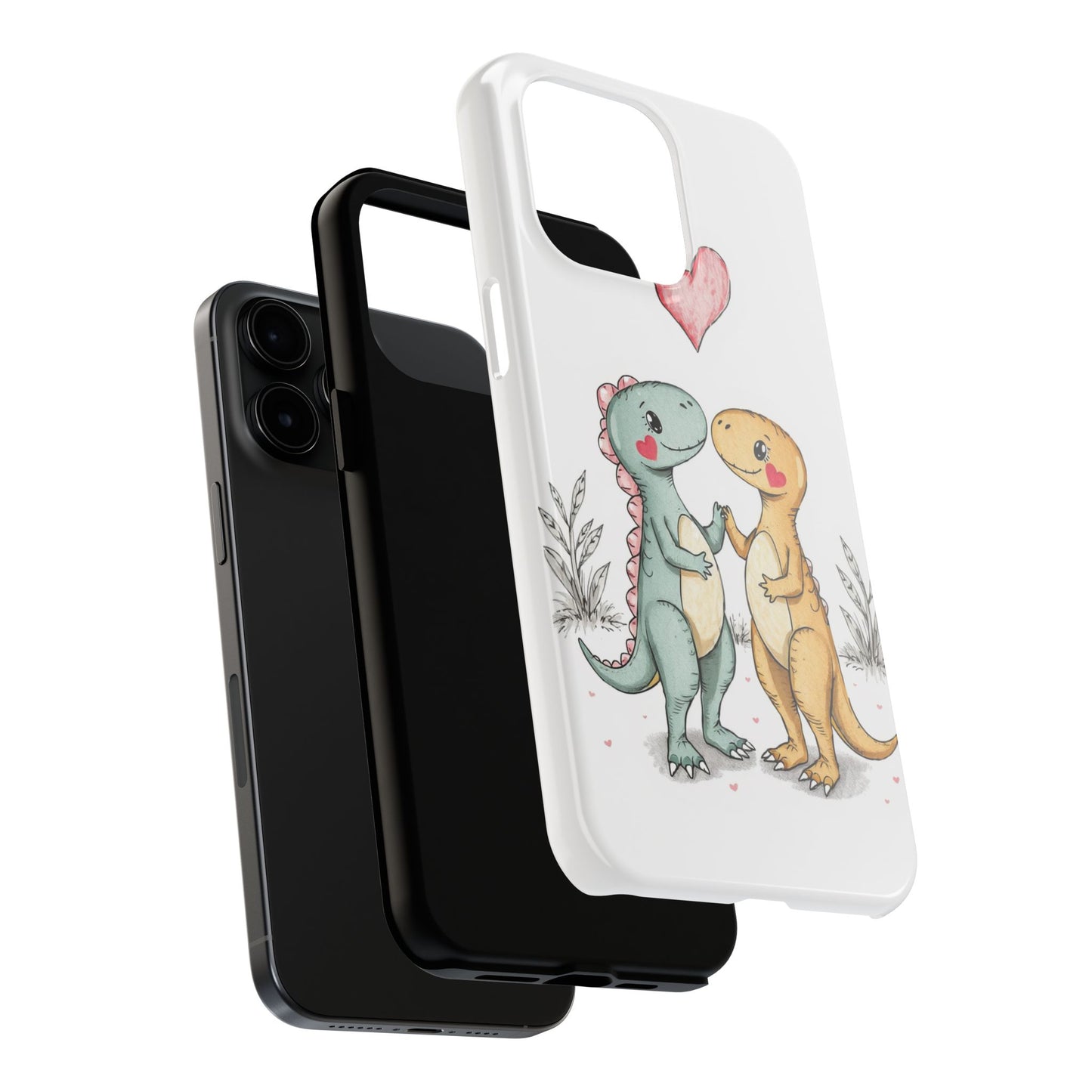 Dino Couples - Tough Phone Case for iPhone