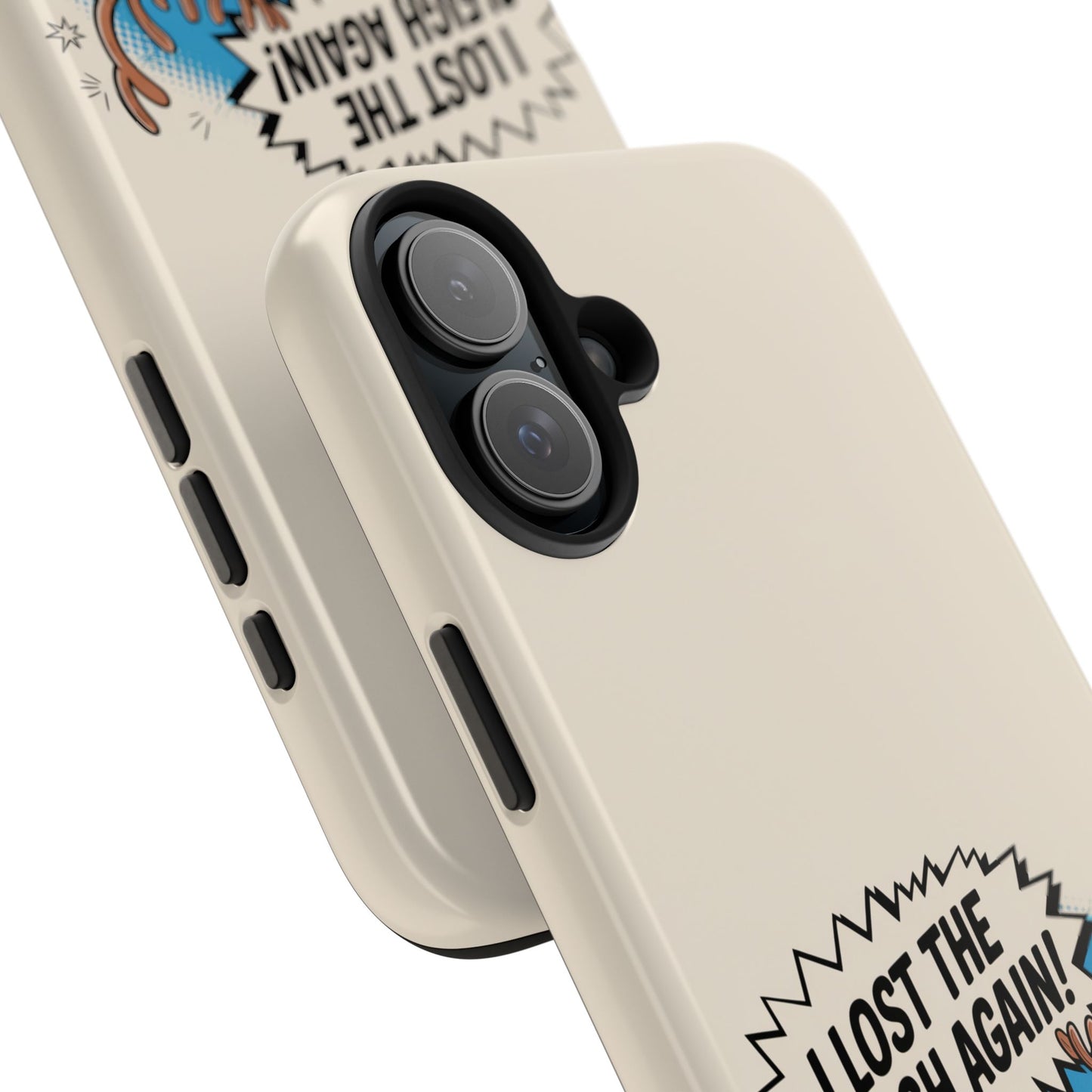 Festive Phone Case: "I Lost the Sleigh Again!" for iPhone