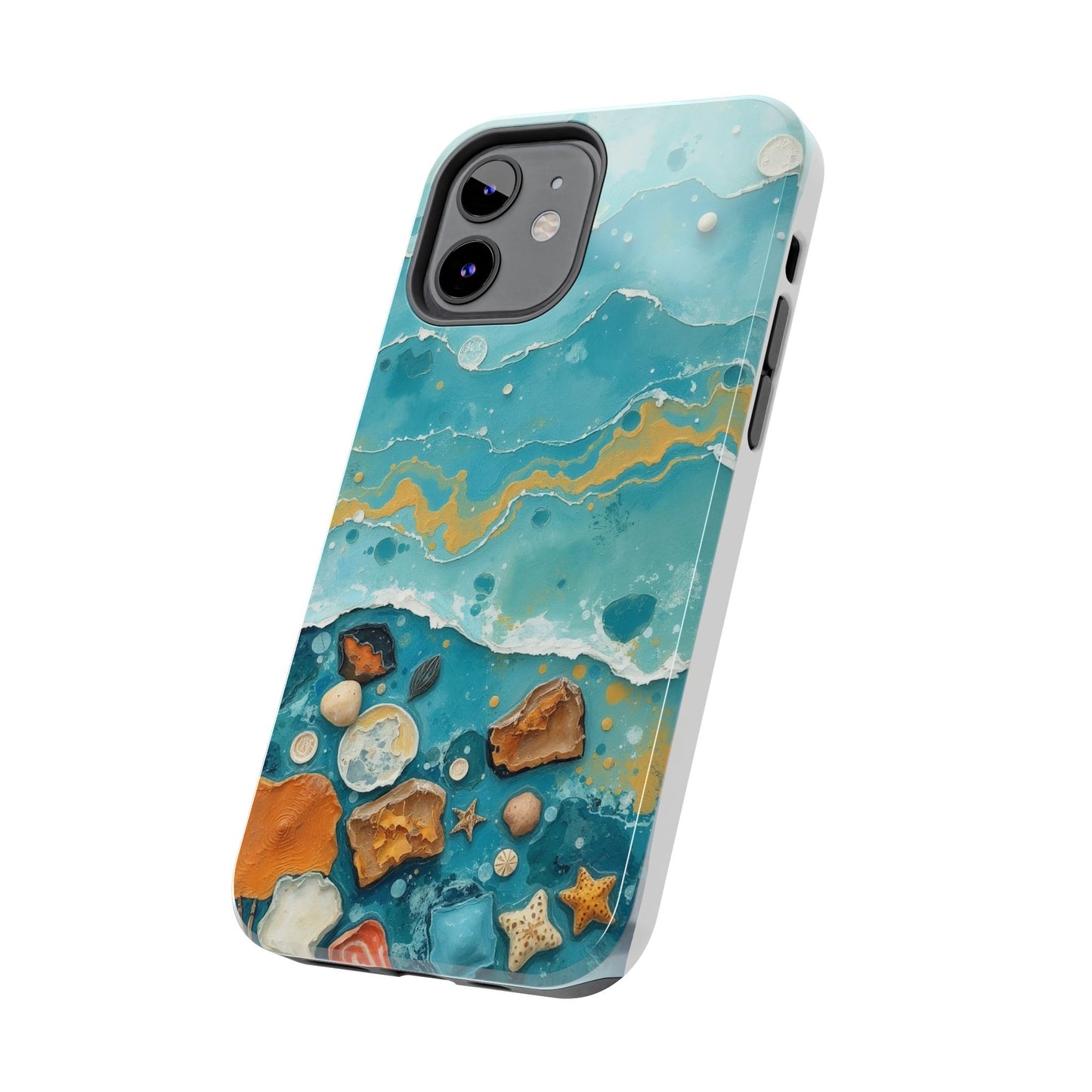 Ocean-Inspired Tough Phone Cases - Coastal Beach Vibe, Easy Accessory for Beach Lovers