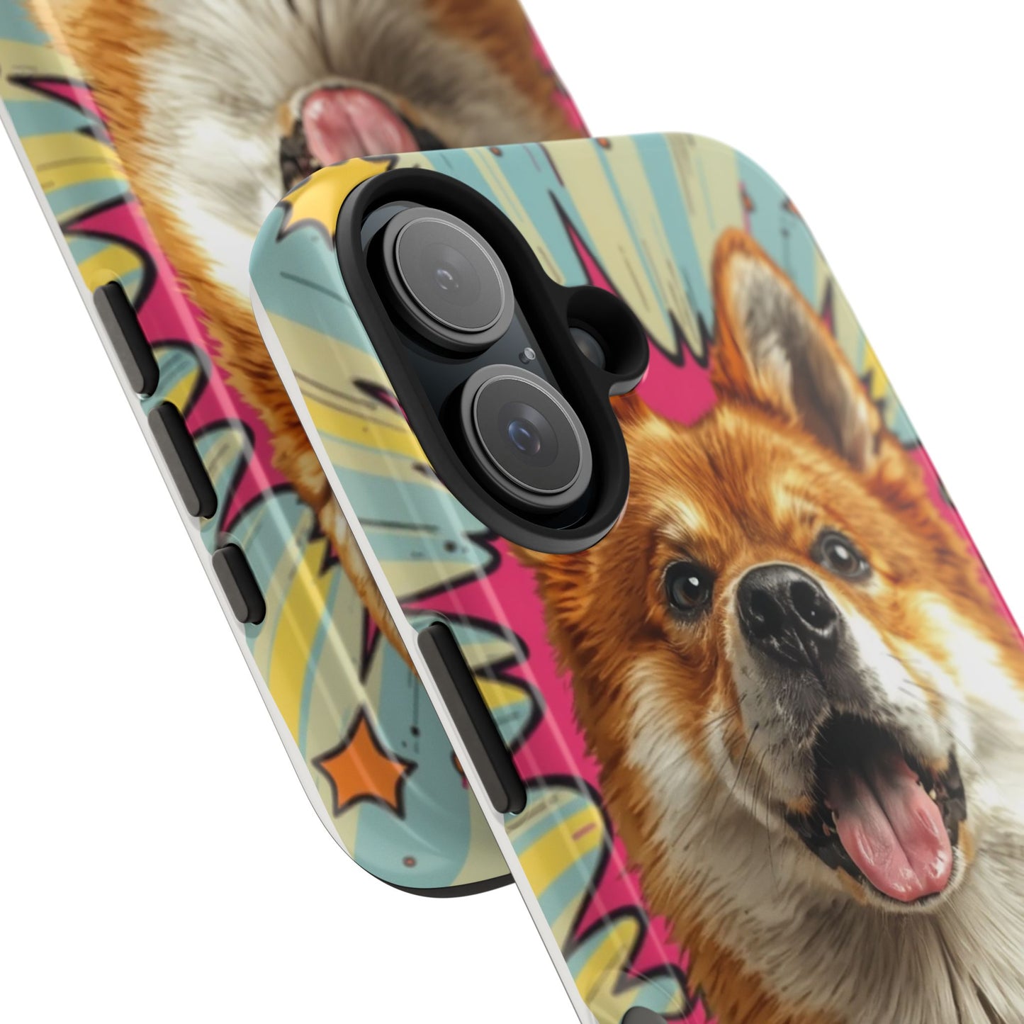 Playful Dog Tough Phone Case - Durable & Stylish Pet Lover Gift