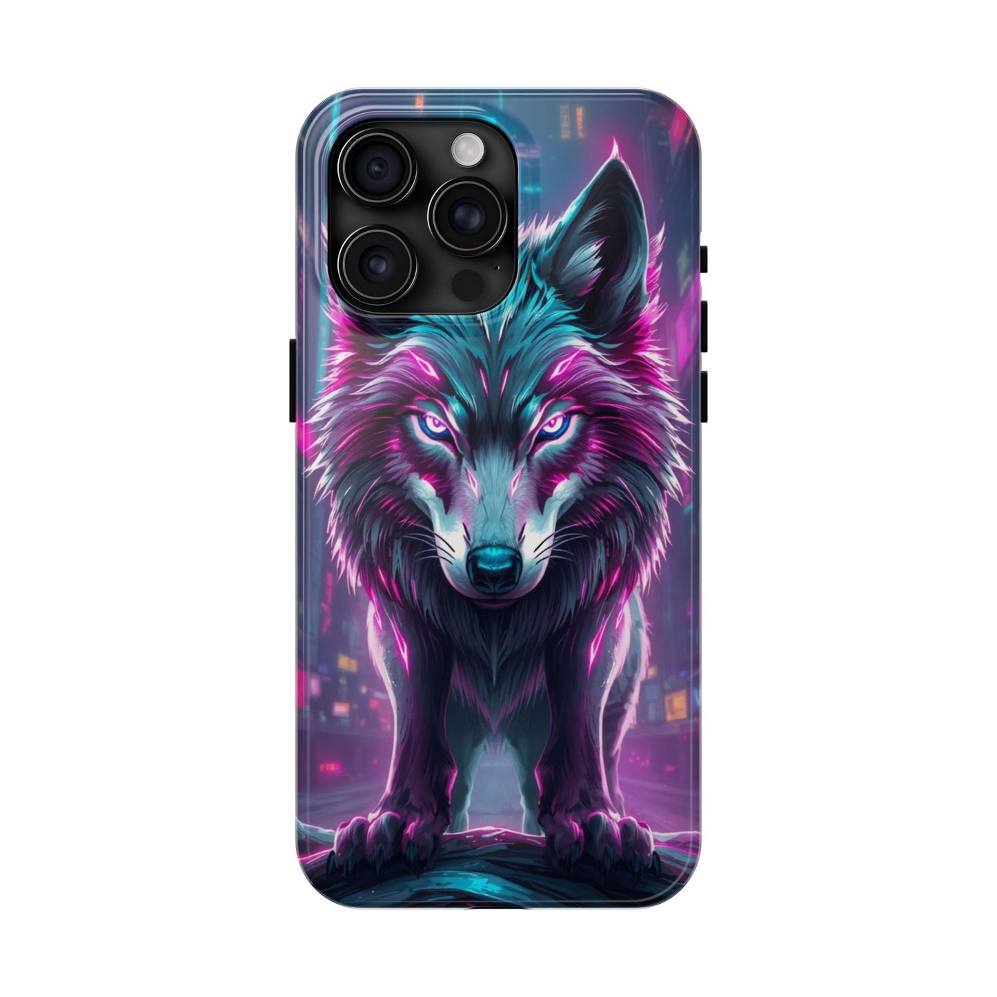 Fierce Wolf Phone Case - Tough & Vibrant Design for Animal Lovers