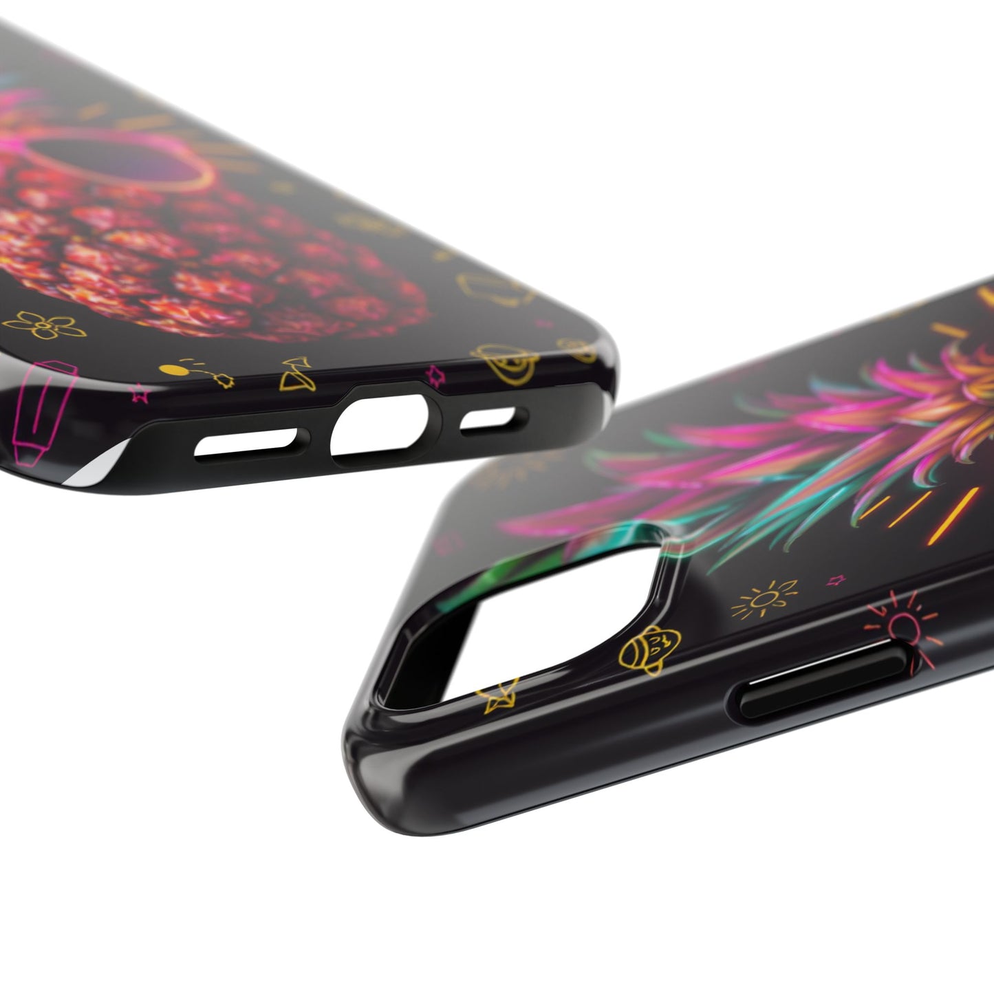 Tough Pineapple Phone Case - Cool, Vibrant Design Perfect for Summer Vibes
