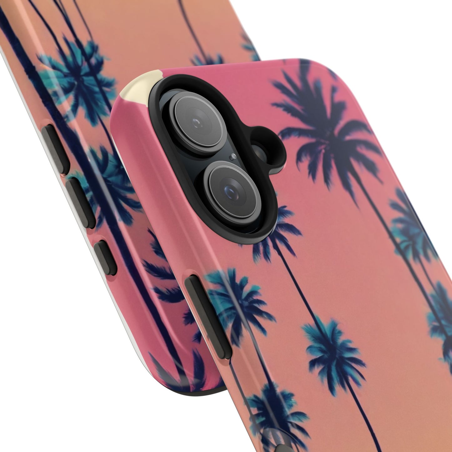 Tropical Beach Vibe Tough Phone Case - Vintage Van Design - for iPhone