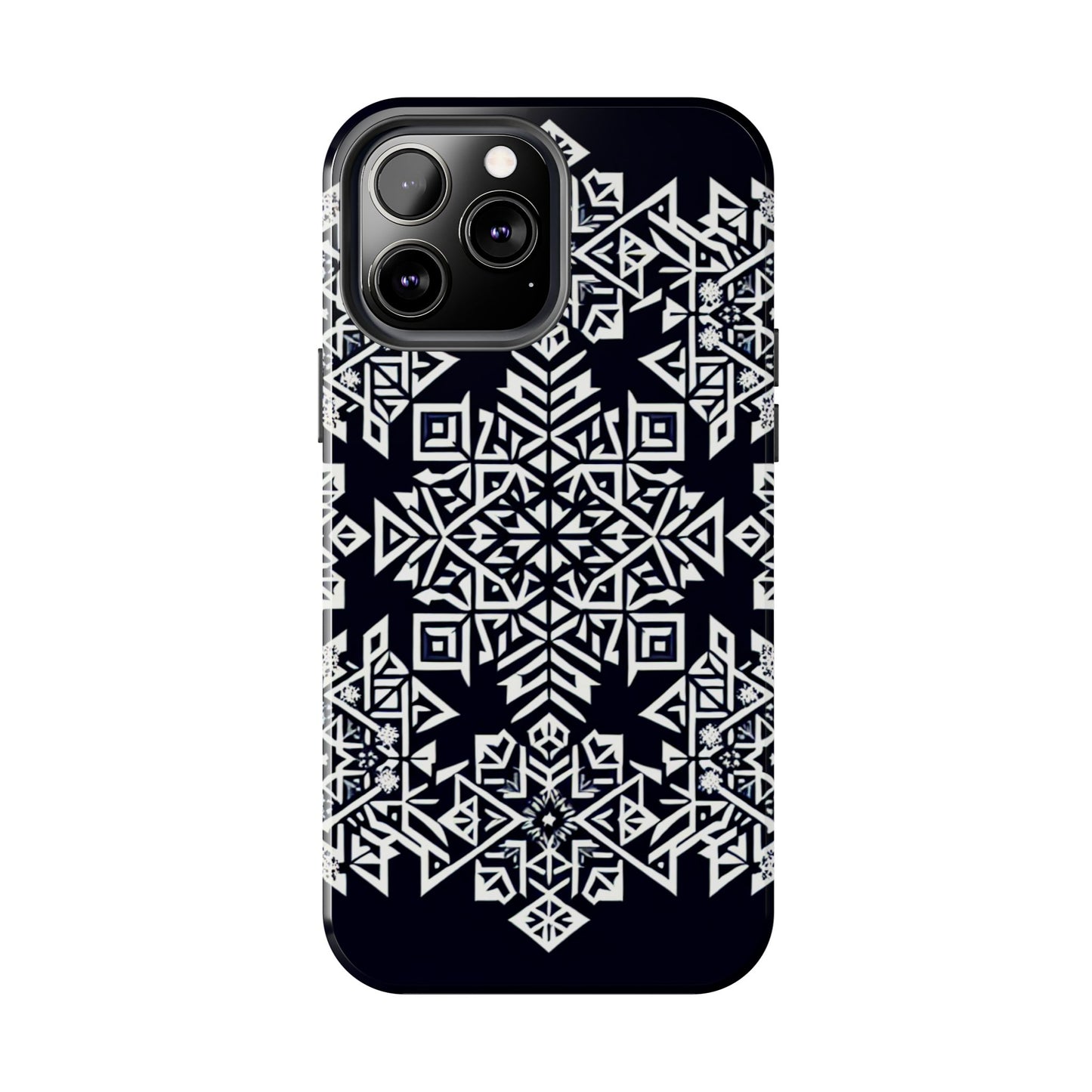 Winter Wonderland Tough Phone Case - Digital Snowflake - for iPhone