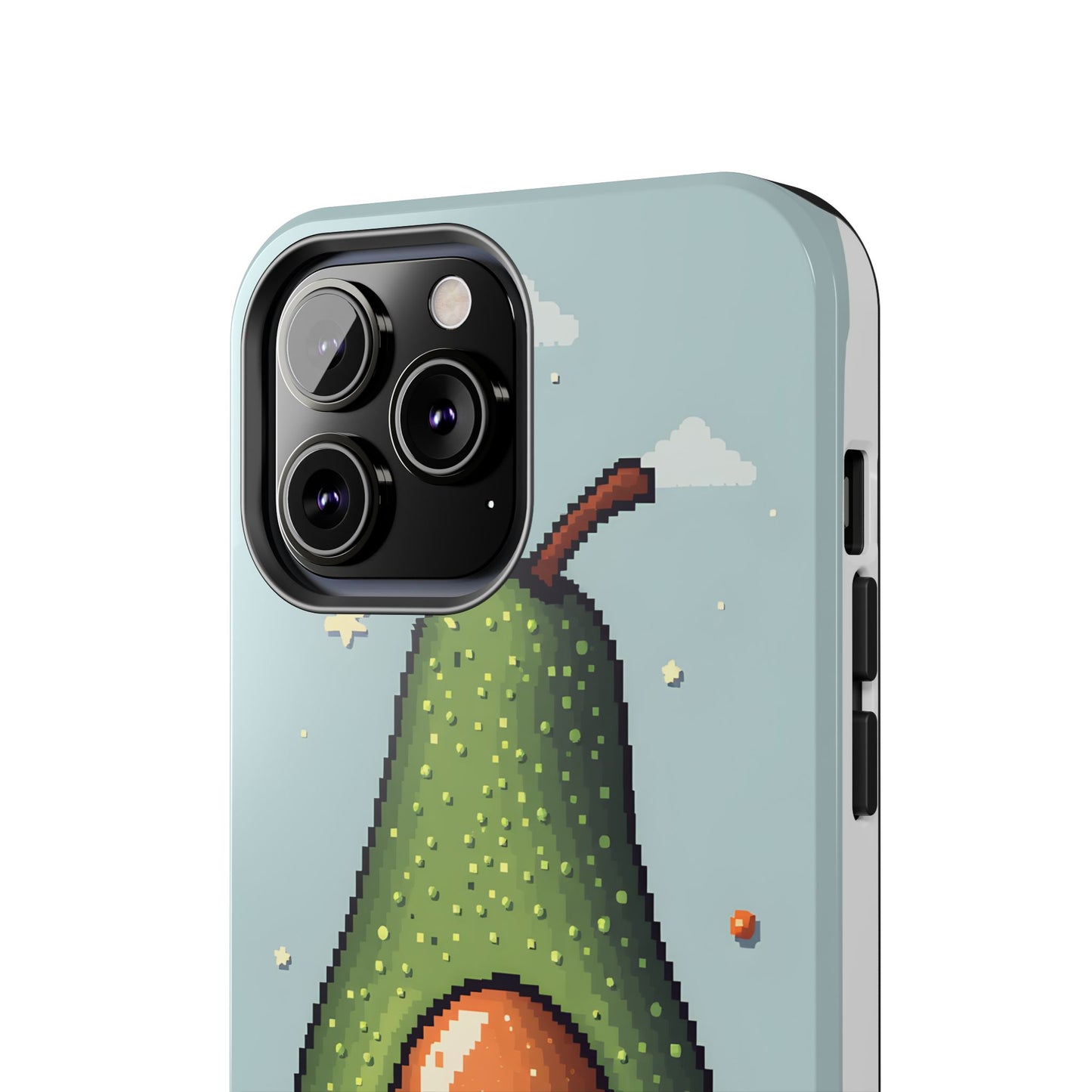 Pixel Avocado Tough Phone Case - Perfect for Foodies & Nature Lovers - for iPhone