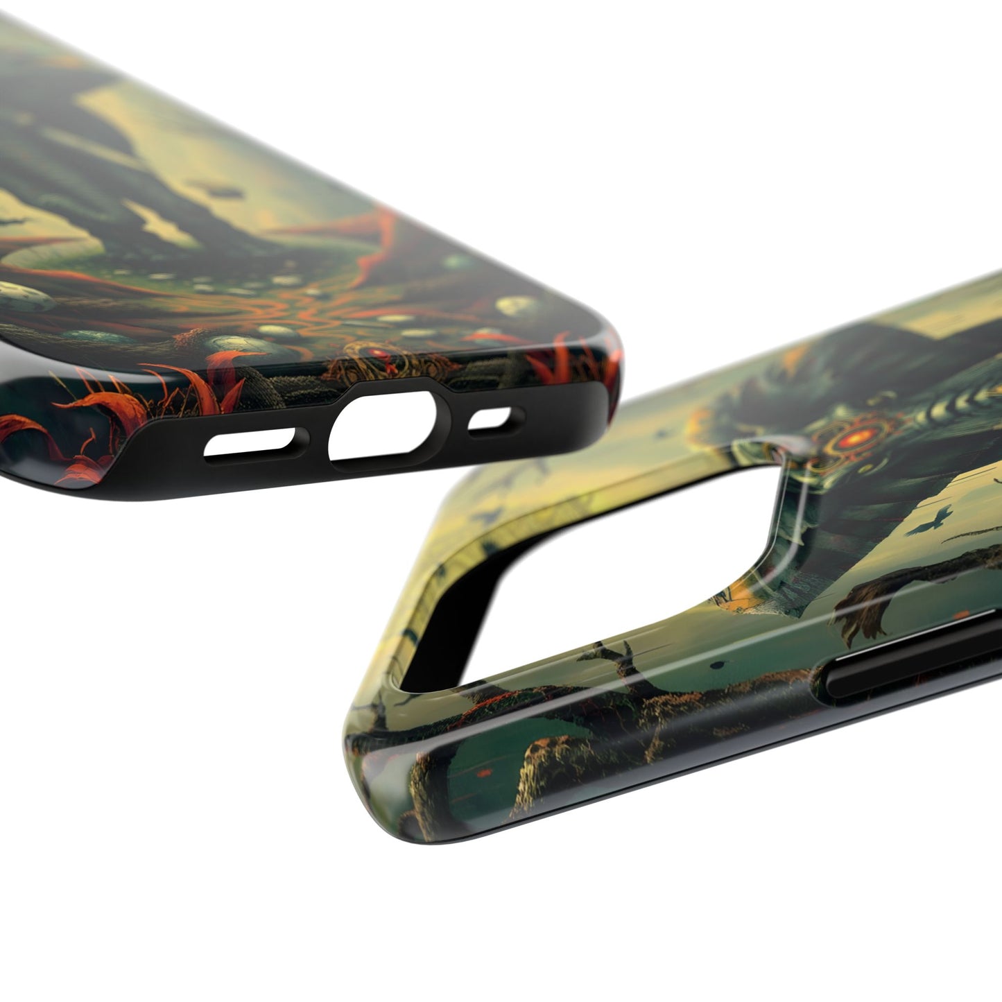 Mystical Forest Elephant Tough Phone Case | Vibrant Design for Nature Lovers - for iPhone