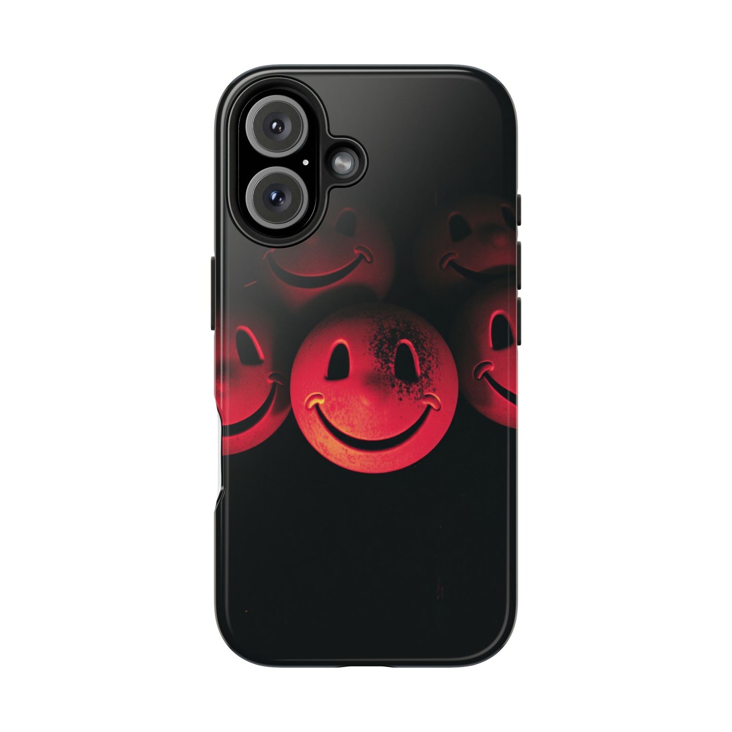 Smiley Face Tough Phone Case - Durable Protection with Fun Design