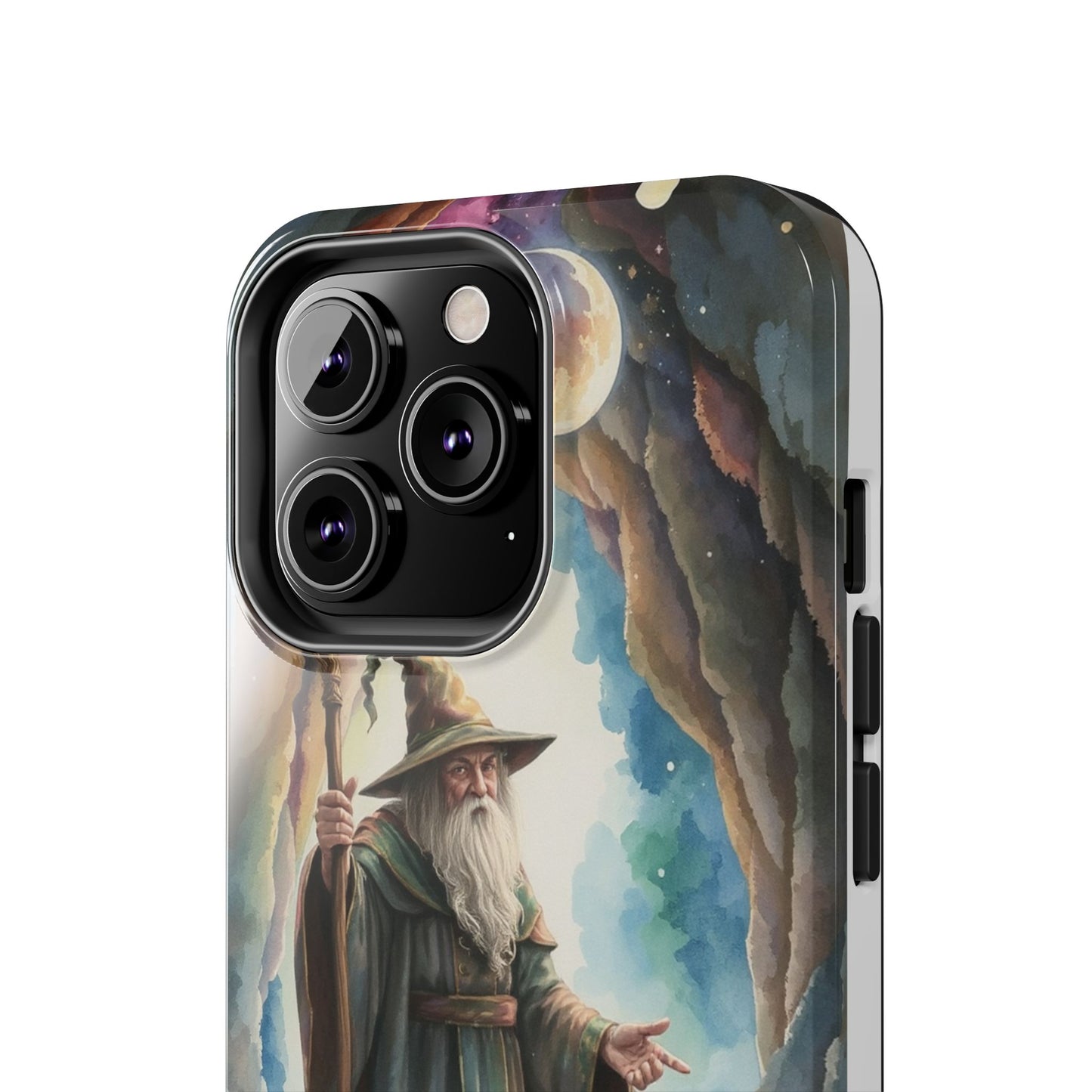 Magical Wizard Phone Case - Tough, Durable Phone Cover for Fantasy Lovers, Geek Gift, Unique Design, Celestial Phone Accessory