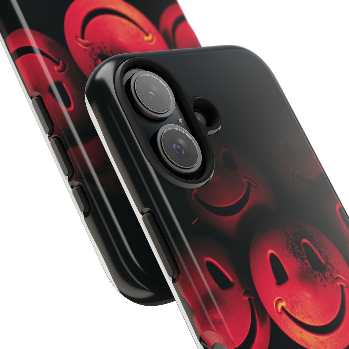 Smiley Face Tough Phone Case - Durable Protection with Fun Design
