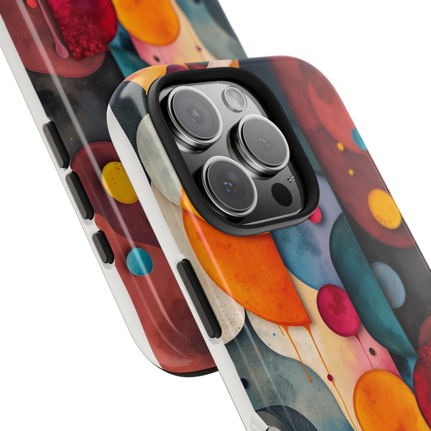 Artistic Tough Phone Cases - Colorful Abstract Design for Trendy Protection - for iPhone