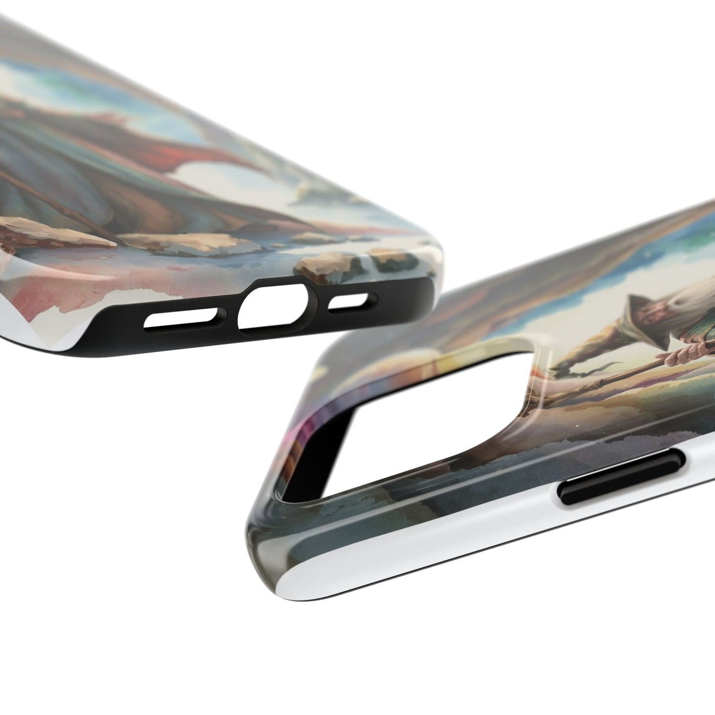 Magical Wizard Phone Case - Tough, Durable Phone Cover for Fantasy Lovers, Geek Gift, Unique Design, Celestial Phone Accessory