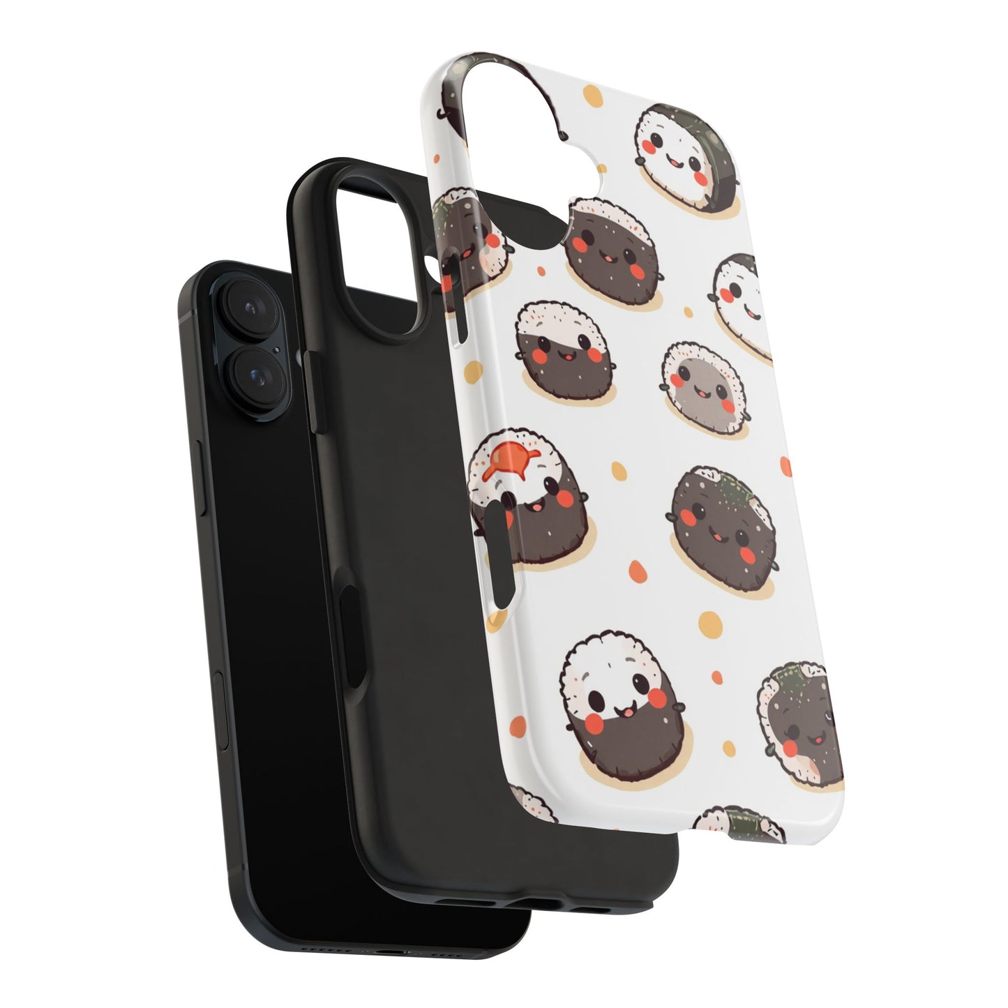 Cute Sushi Tough Phone Case - Kawaii Design for Food Lovers