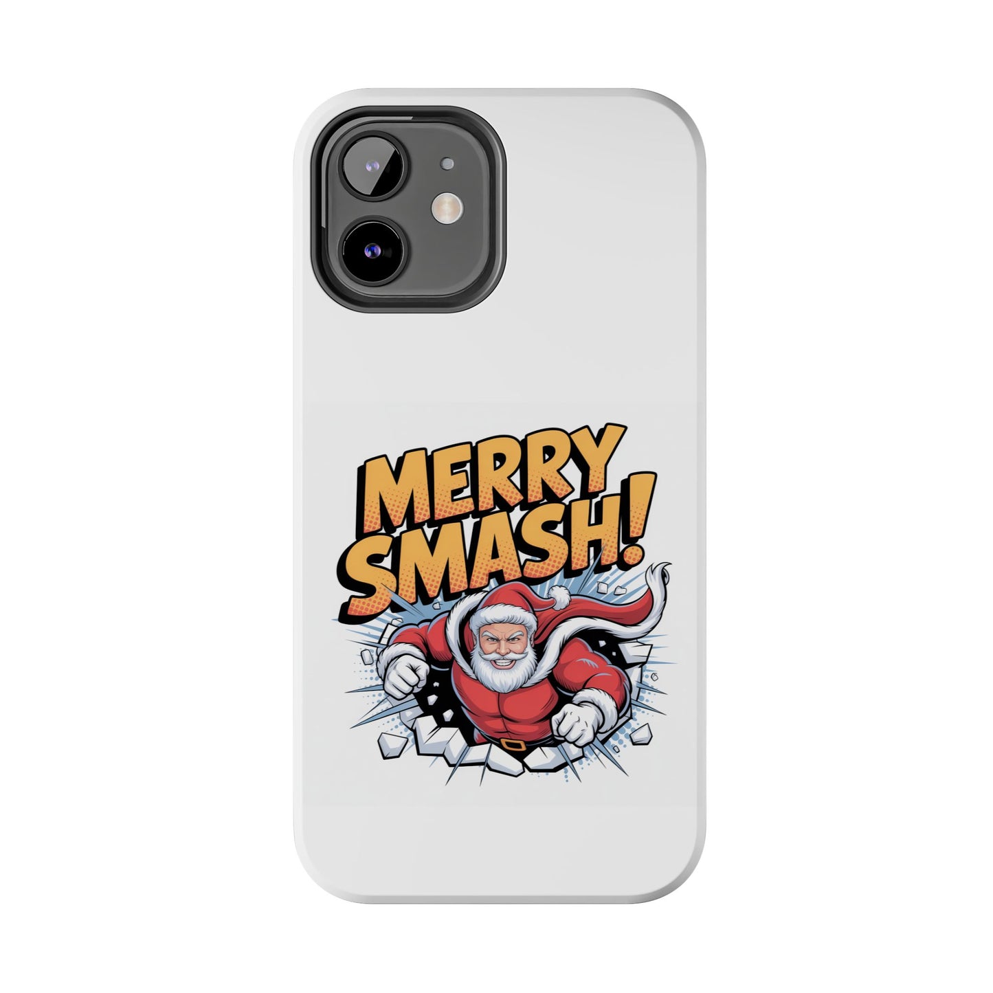 Santa Merry Smash Phone Case