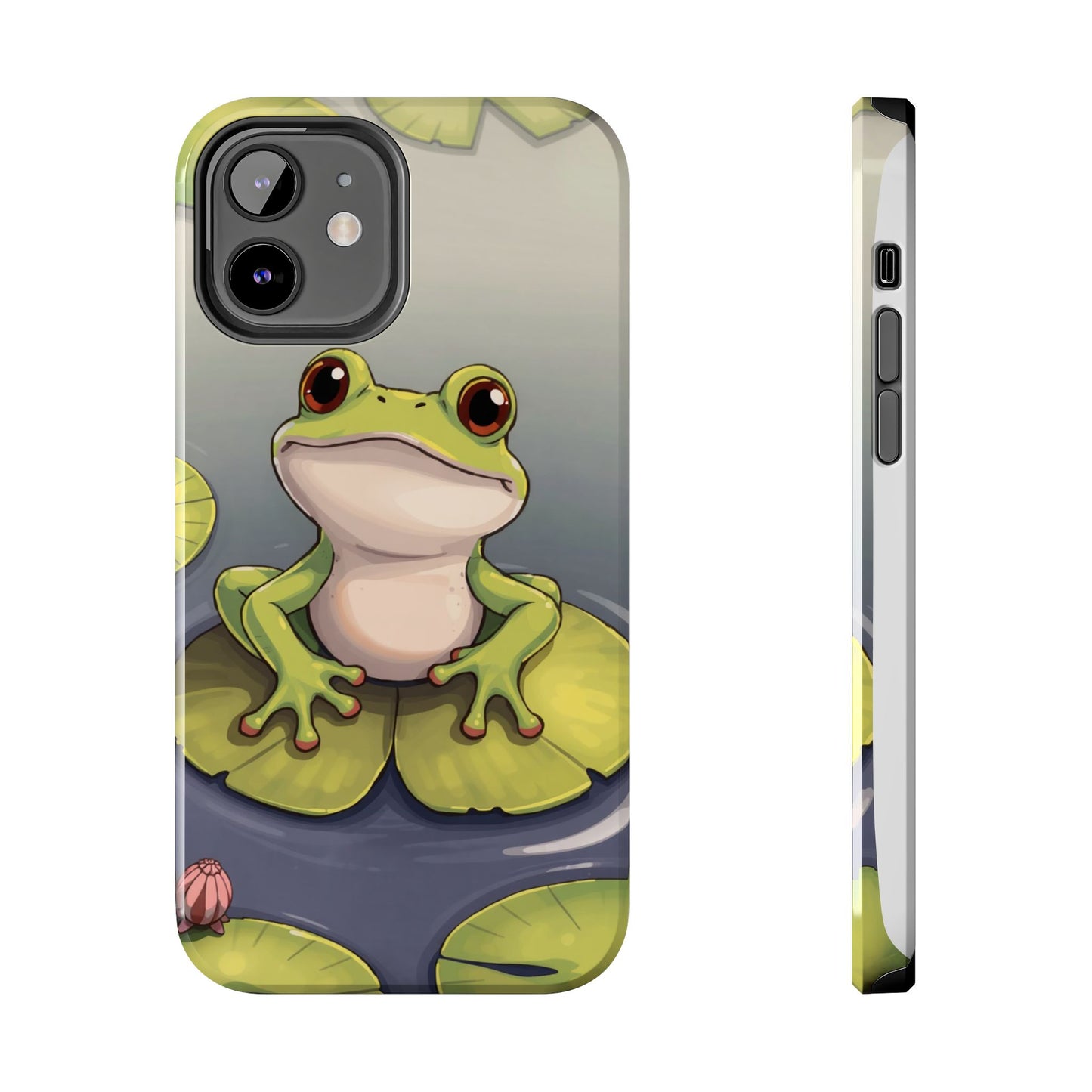 Cute Frog Tough Phone Case - Durable Protection with Nature Vibe