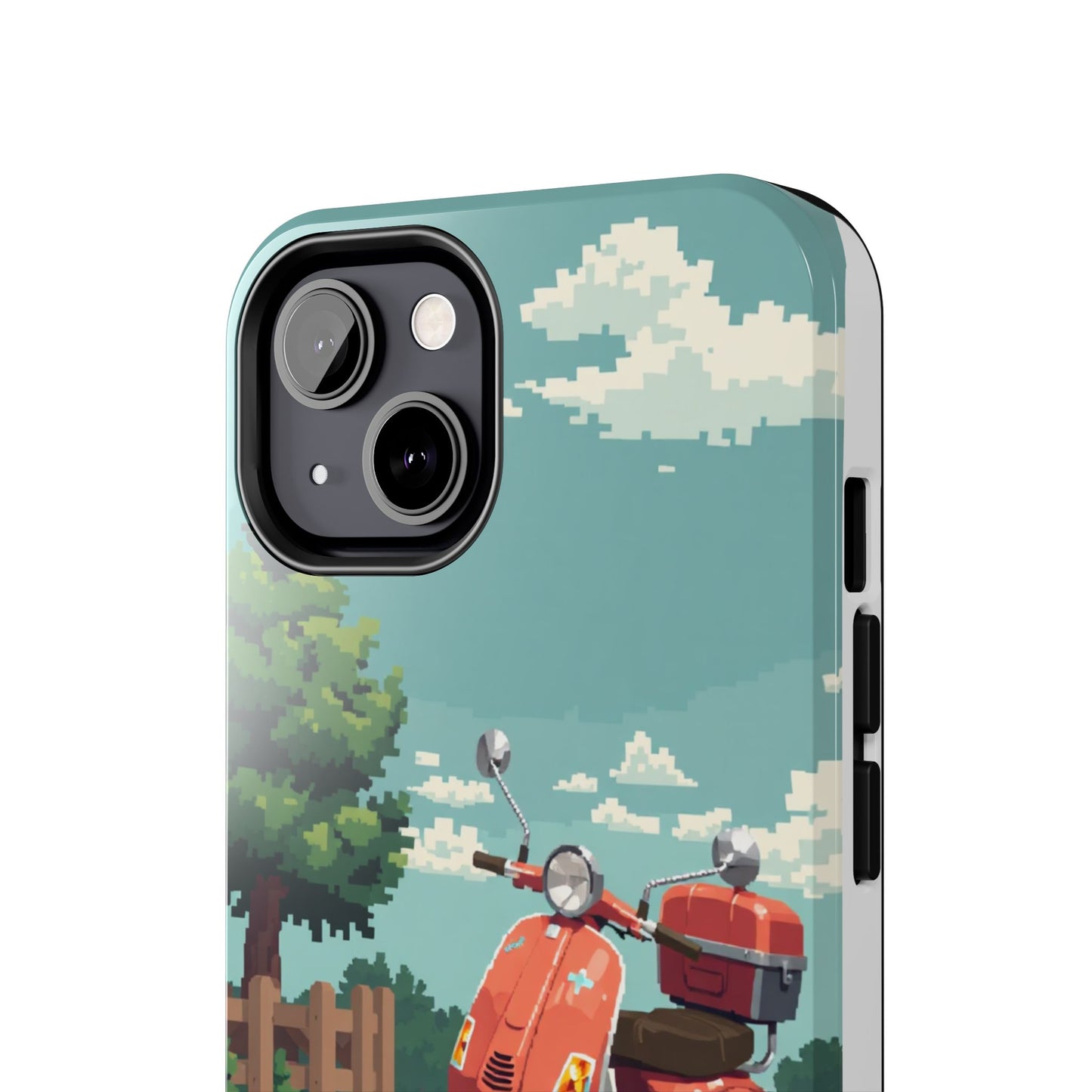 Retro Scooter Phone Case - Tough & Stylish Protection