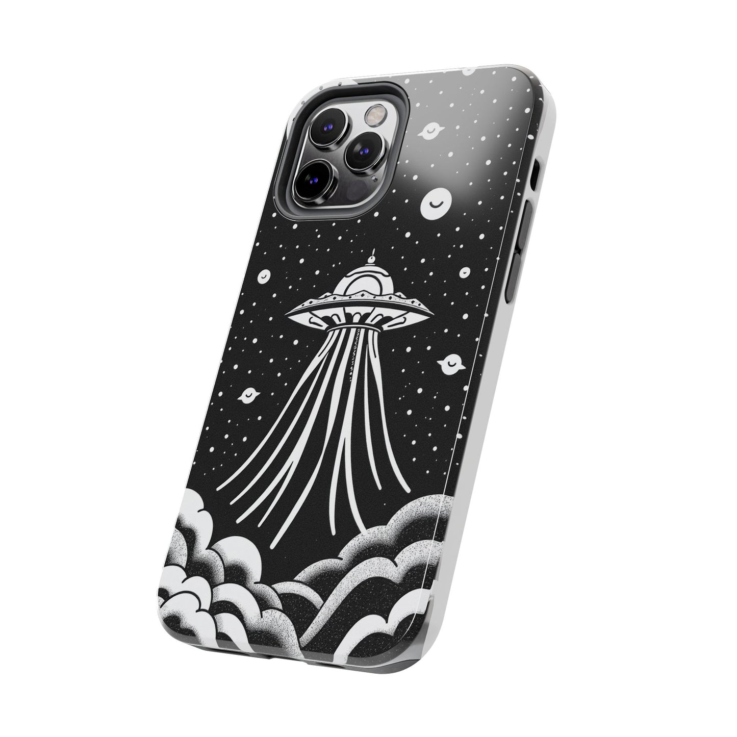 Galaxy UFO Tough Phone Case - Durable Protection with Unique Space Design
