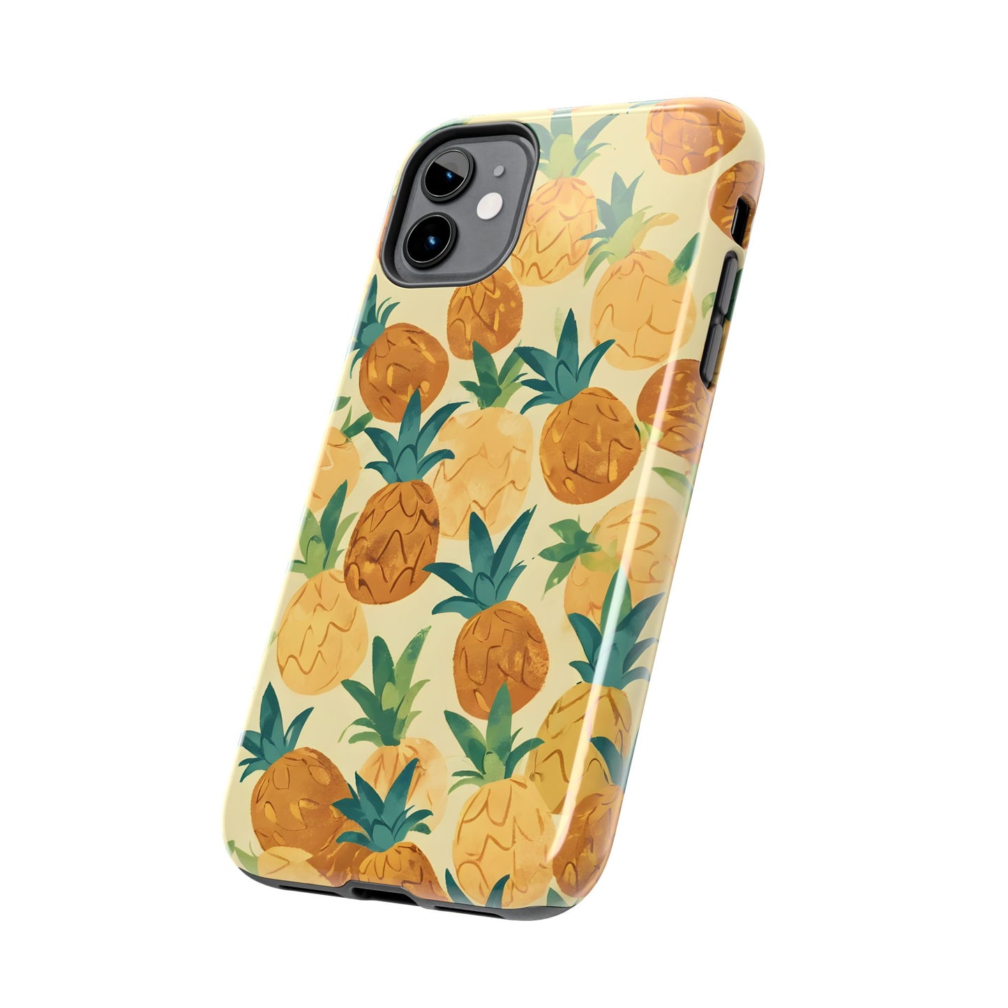 Pineapple Paradise Tough Phone Case - Durable and Stylish for Summer Vibes - for iPhone