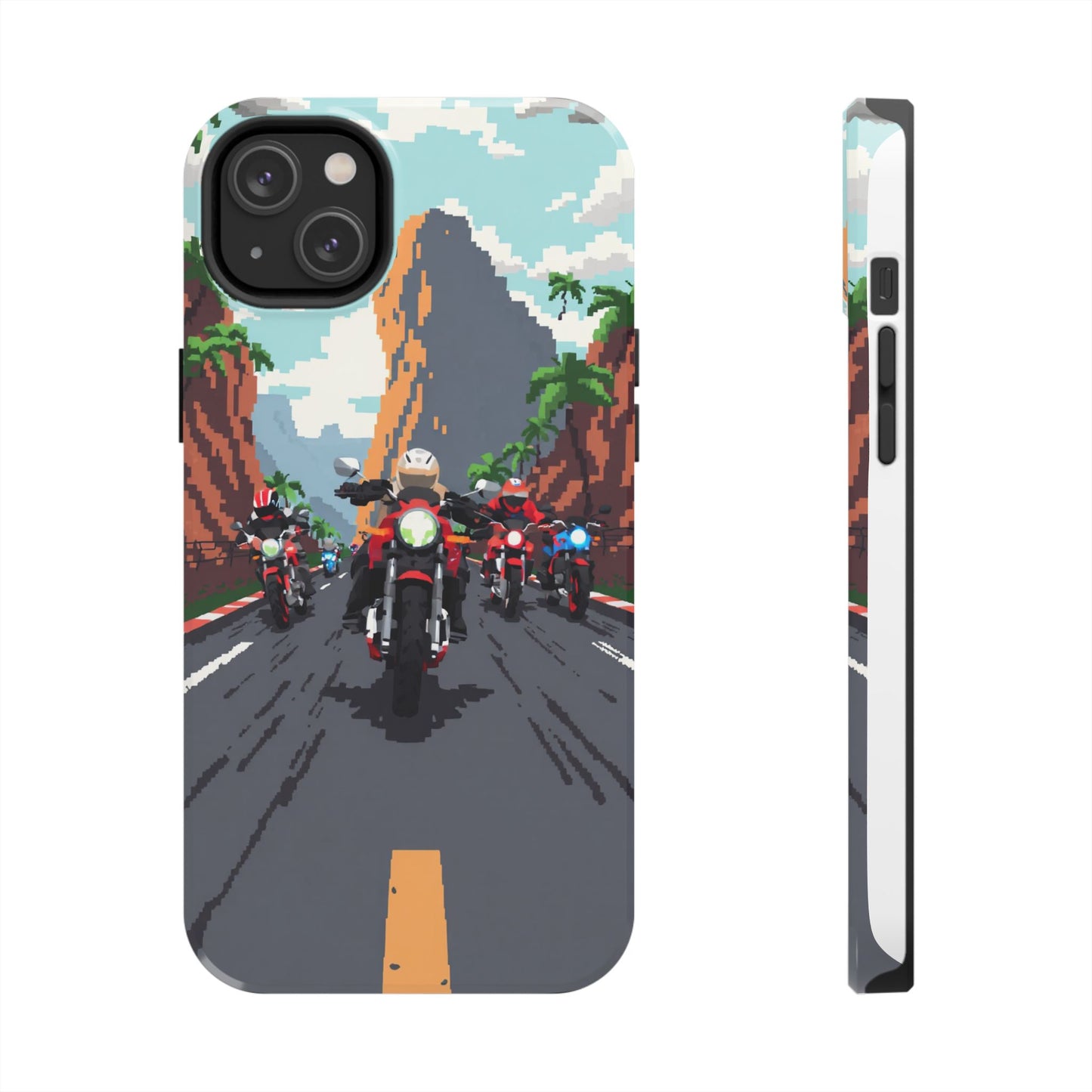 Retro Biker Tough Phone Case - Perfect for Motorcycle Lovers