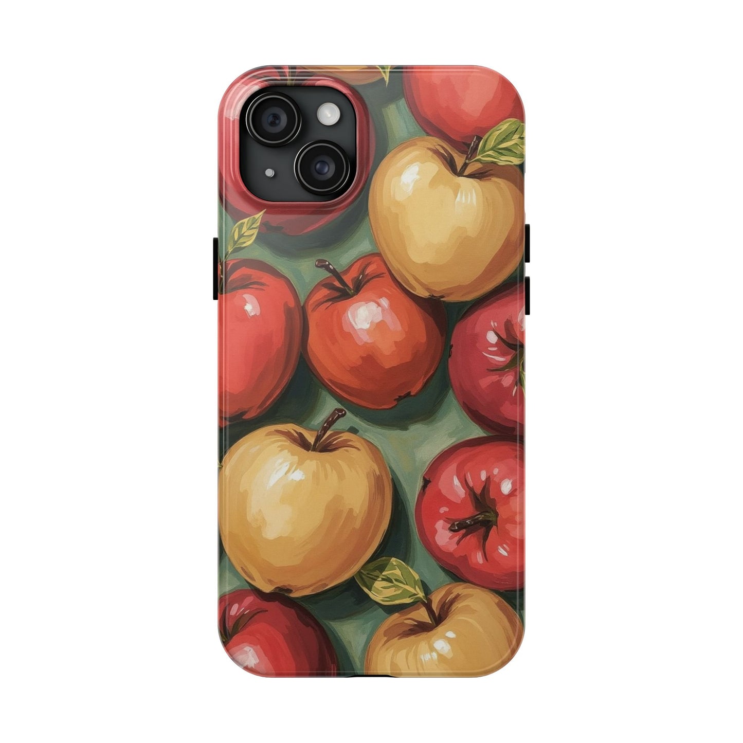 Colorful Painted Apples Art Tough Phone Case - Durable & Stylish Protection - for iPhone