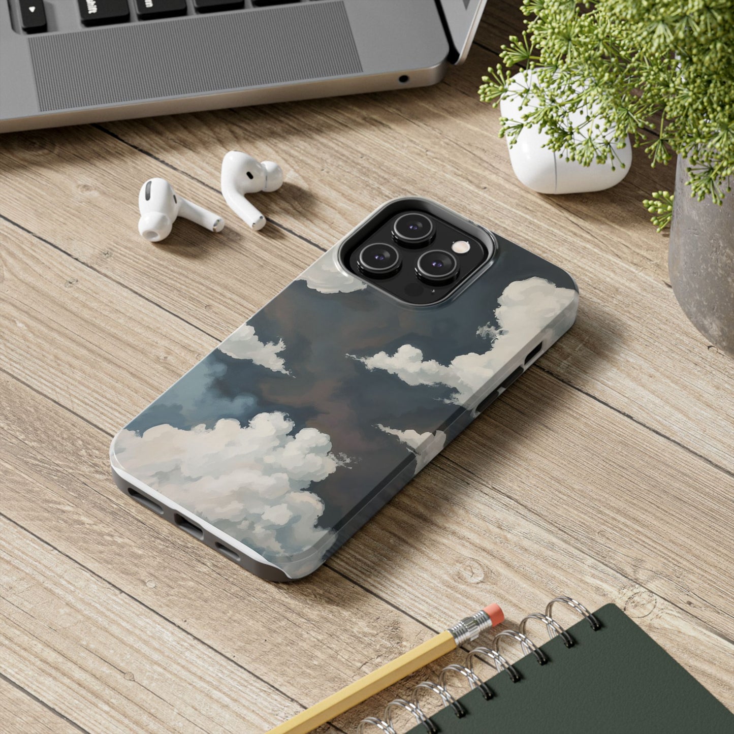 Sky Cloud Phone Case, Tough iPhone Cover, Aesthetic Tech Accessories, Gift for Him/Her, Unique Cell Phone Protectors