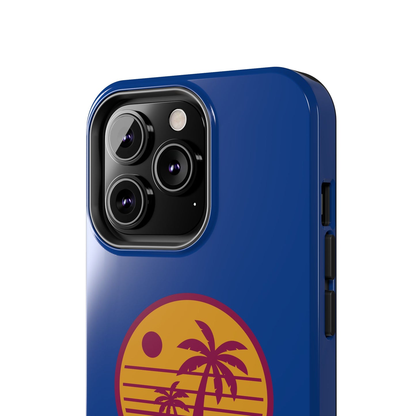 Retro Sunset Tough Phone Case - Vibrant Beach Vibes for Summer Adventures - for iPhone