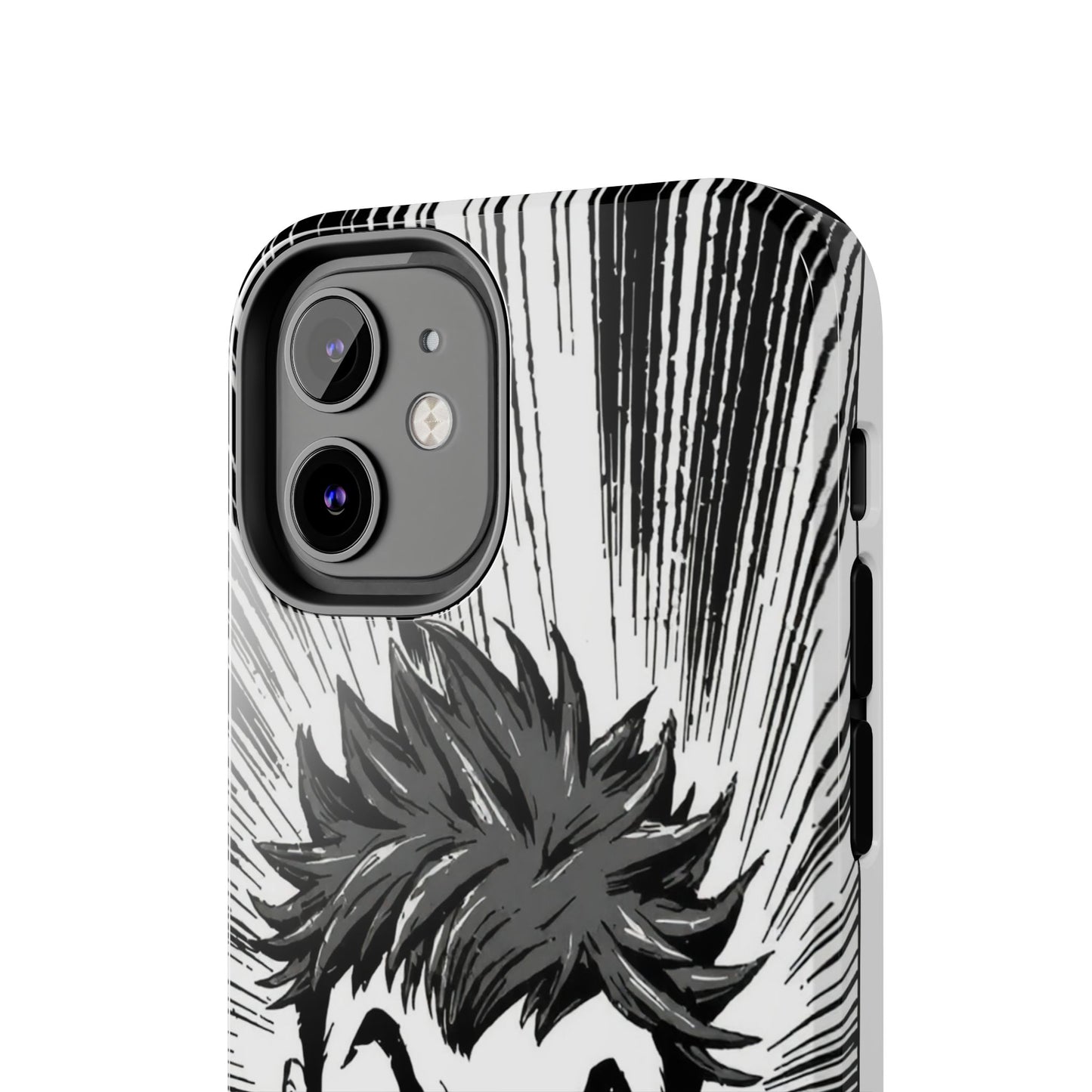 Intense Graphic Phone Case - Tough Design for Anime Fans