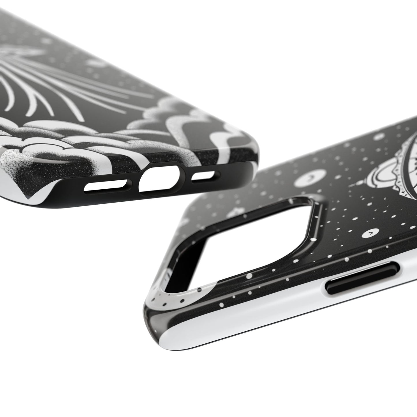 Galaxy UFO Tough Phone Case - Durable Protection with Unique Space Design