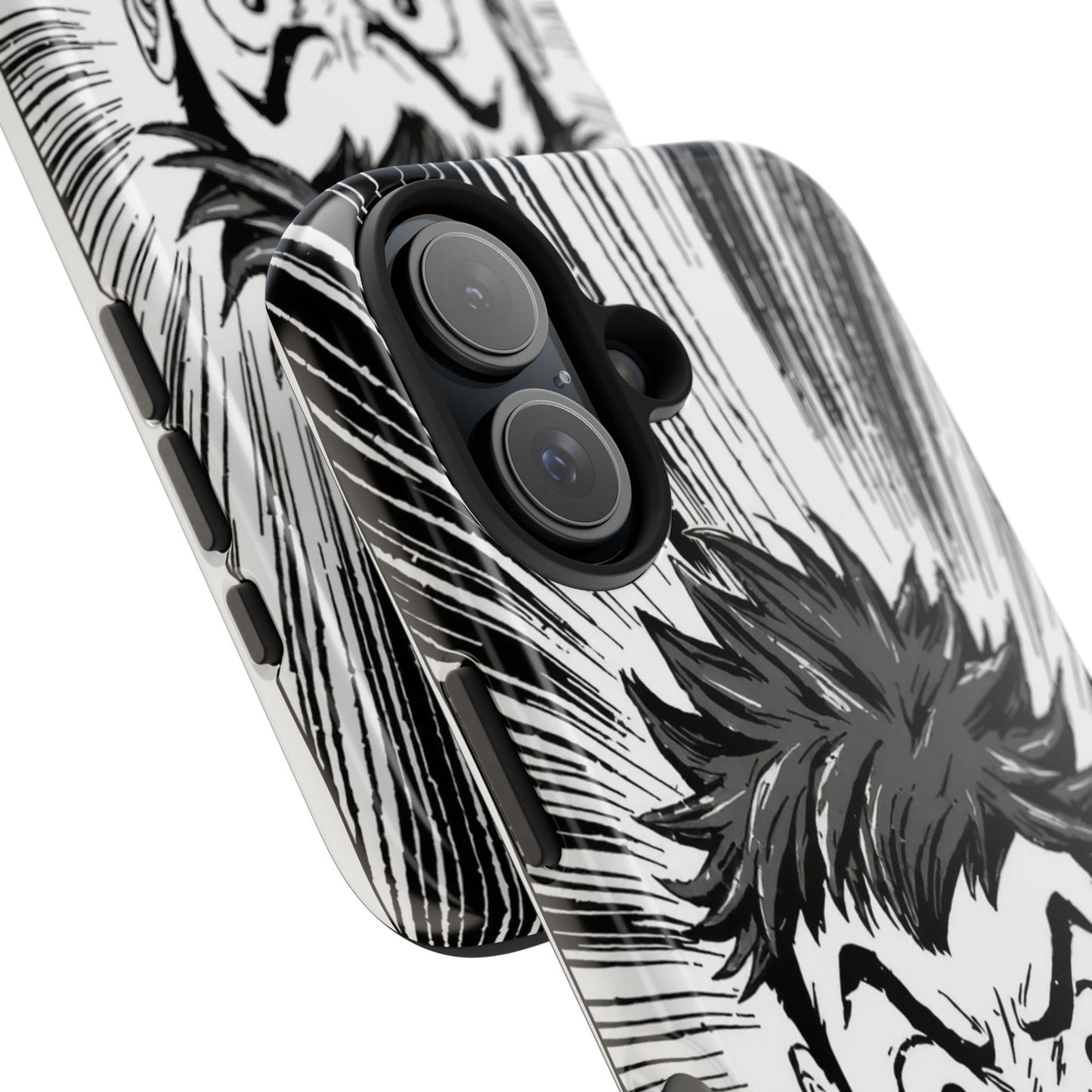 Intense Graphic Phone Case - Tough Design for Anime Fans