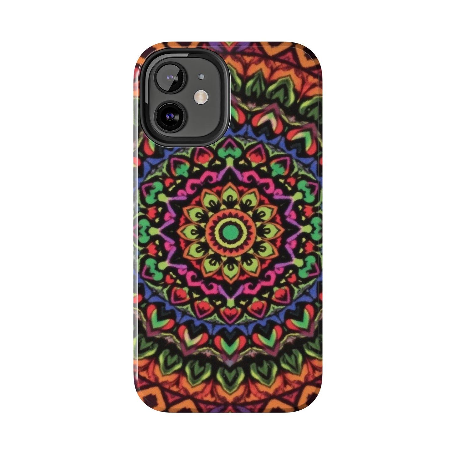 Colorful Mandala Tough Phone Case - Vibrant Designs for Trendy Protection - for iPhone