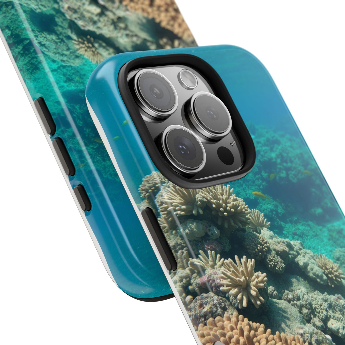 Coral Reef Tough Phone Case - Ocean Vibes Protection for Adventure Lovers