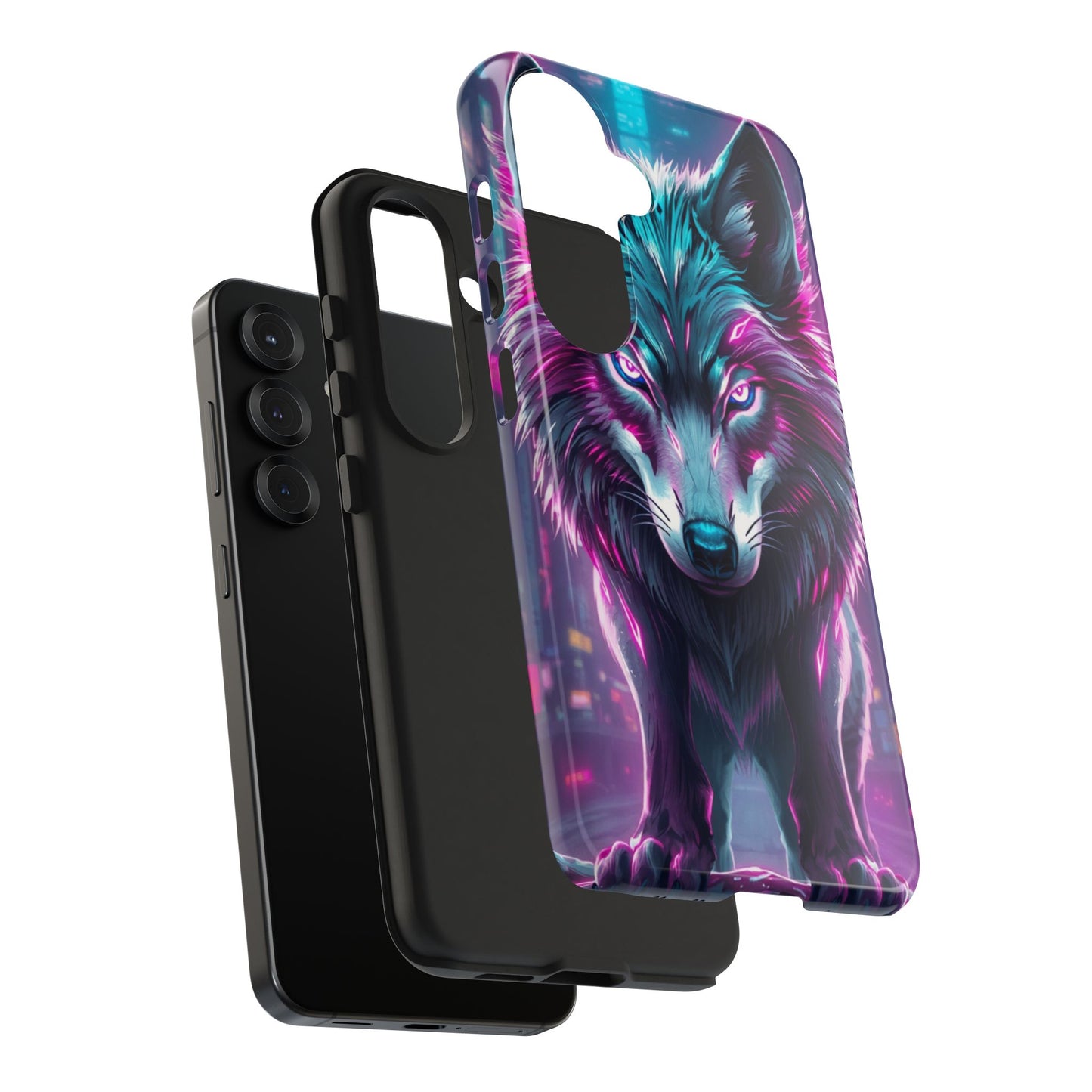 Fierce Wolf Phone Case - Tough & Vibrant Design for Animal Lovers