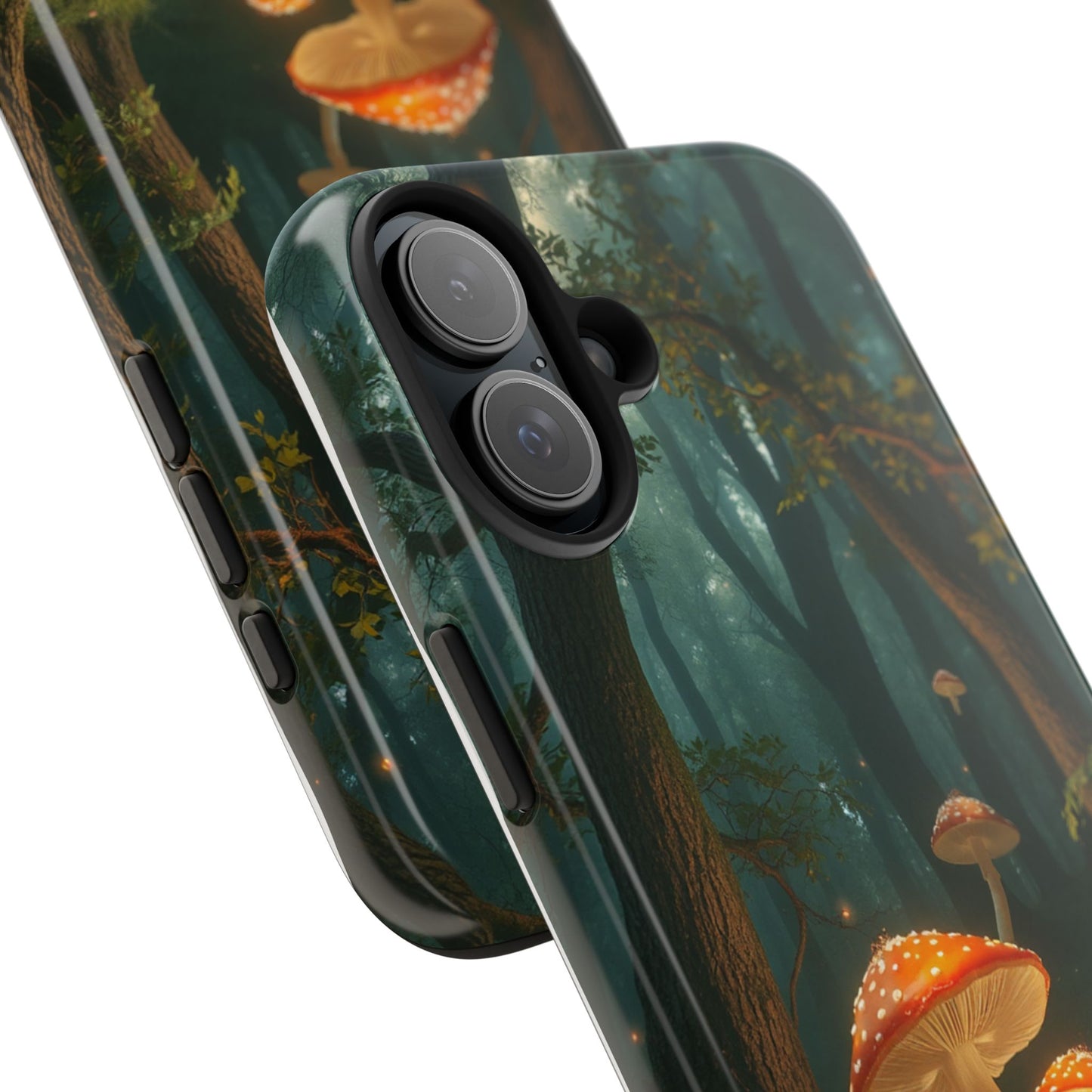 Whimsical Mushroom Tough Phone Case - Forest Fantasy Design