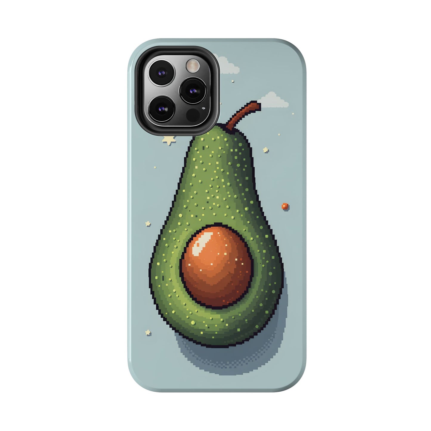 Pixel Avocado Tough Phone Case - Perfect for Foodies & Nature Lovers - for iPhone