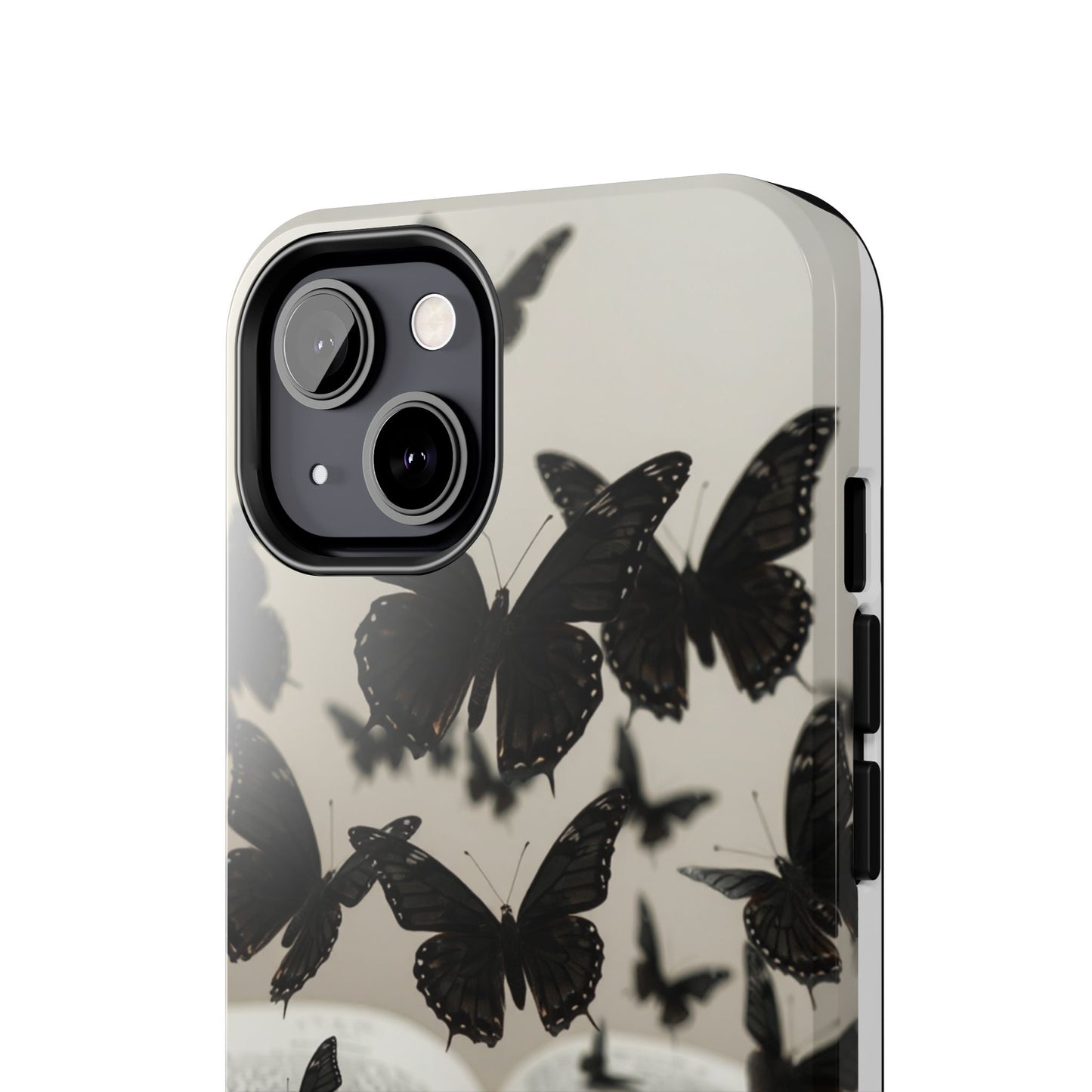Butterfly Magic Tough Phone Case - Literary Design for Book Lovers