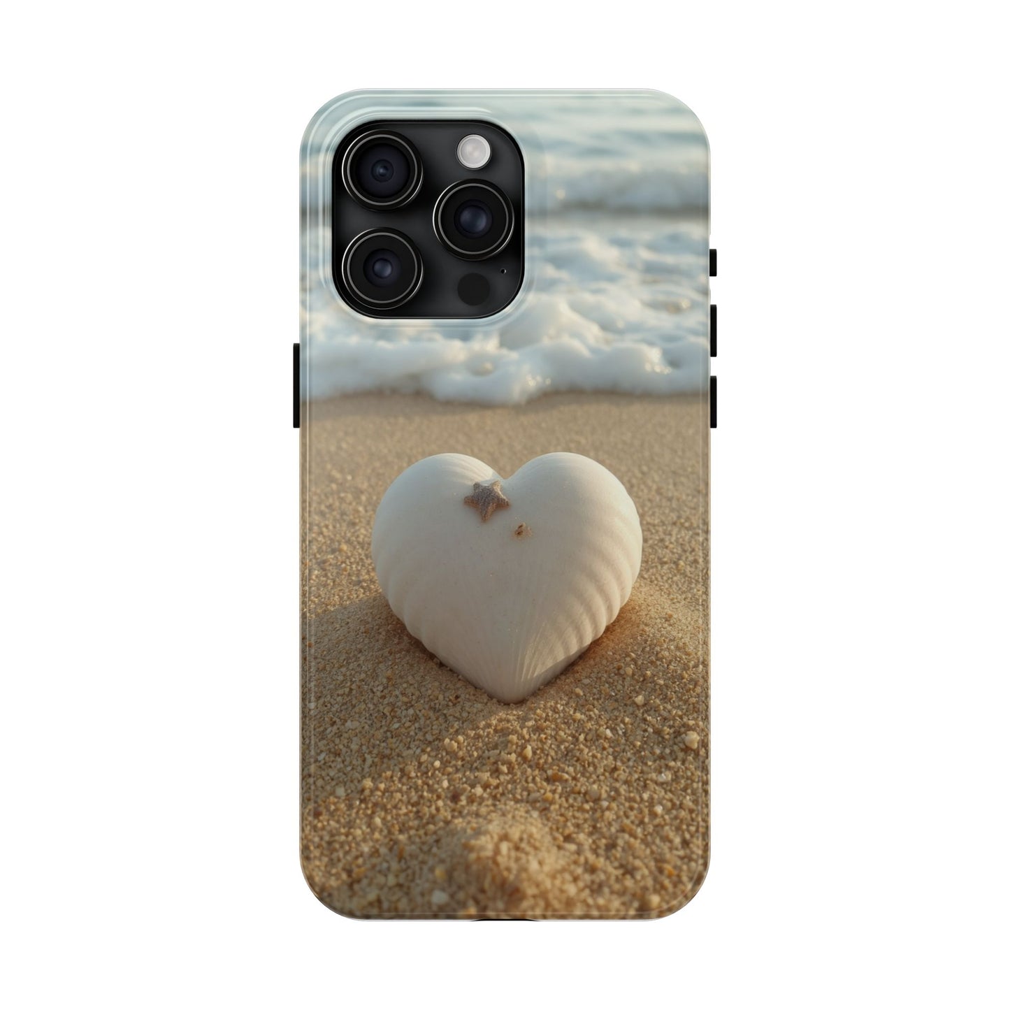Heart Seashell Tough Phone Case for iPhone