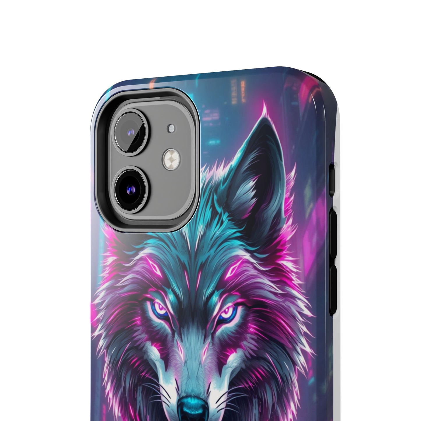 Fierce Wolf Phone Case - Tough & Vibrant Design for Animal Lovers